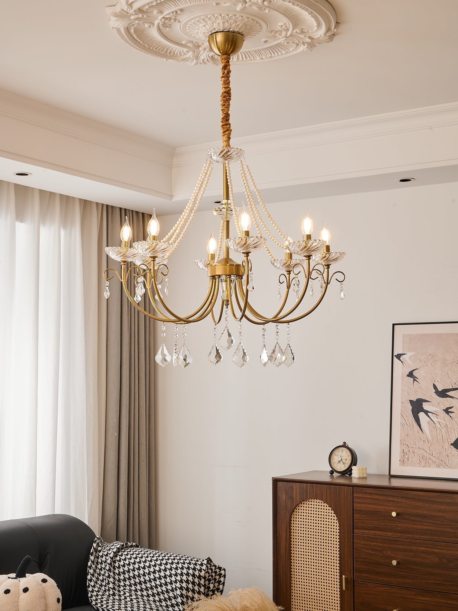 Lustra Kronleuchter Perle Kristall Elegant Klassisch-Letslighting