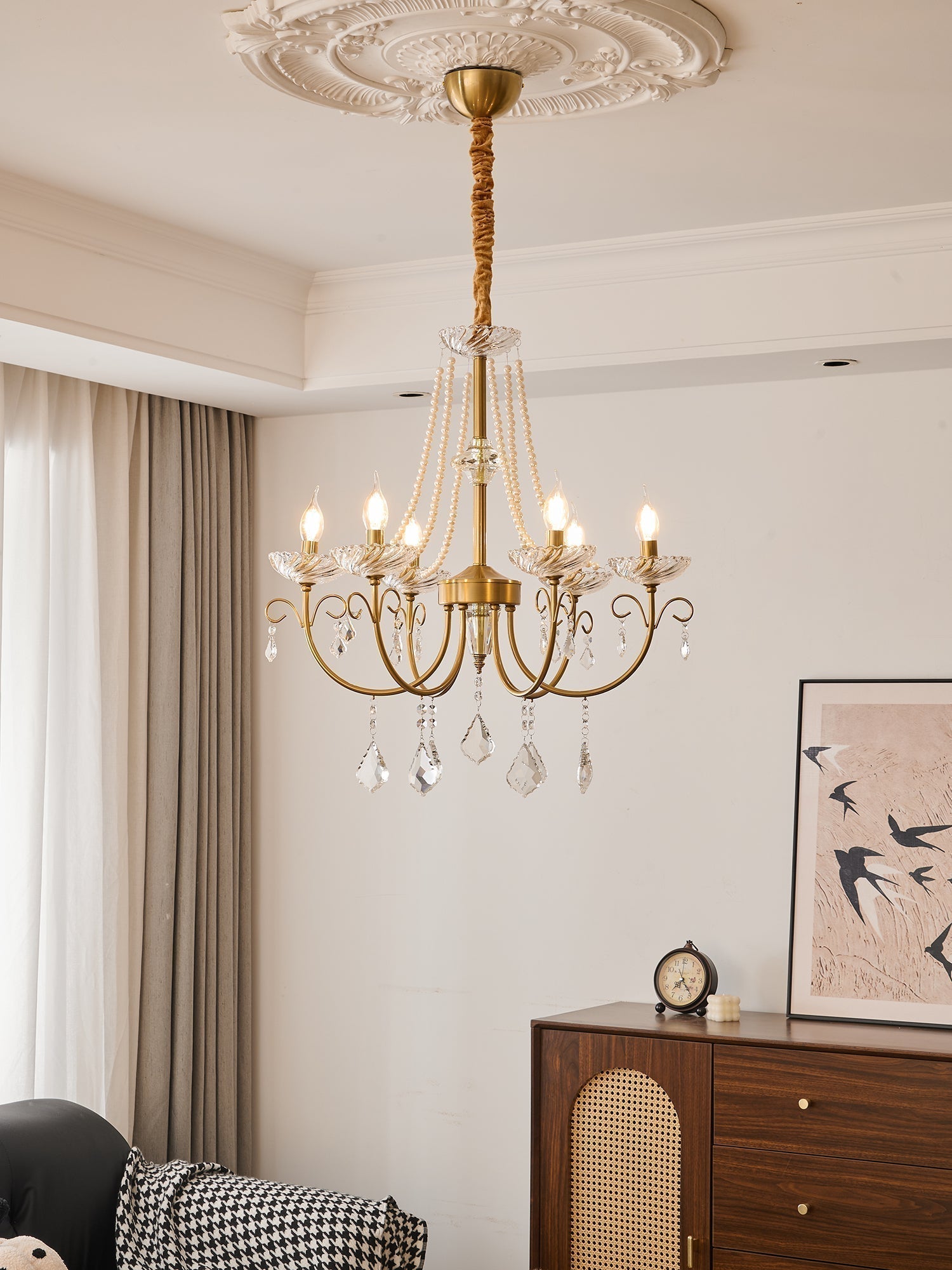 Lustra Kronleuchter Perle Kristall Elegant Klassisch-Letslighting
