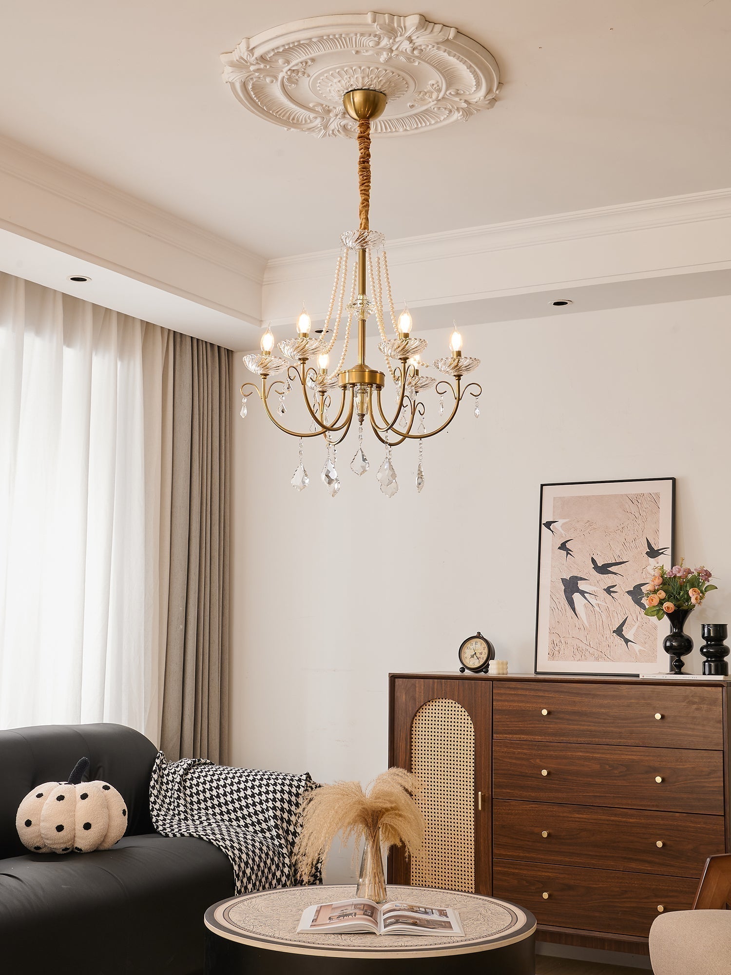Lustra Kronleuchter Perle Kristall Elegant Klassisch-Letslighting