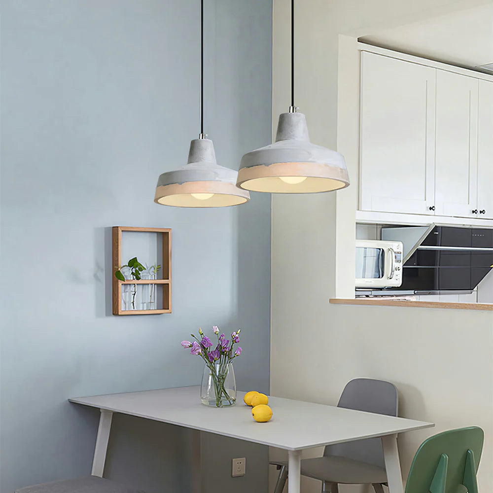 Avi Industrial LED Pendelleuchte Zement/Harz Bar Esszimmer