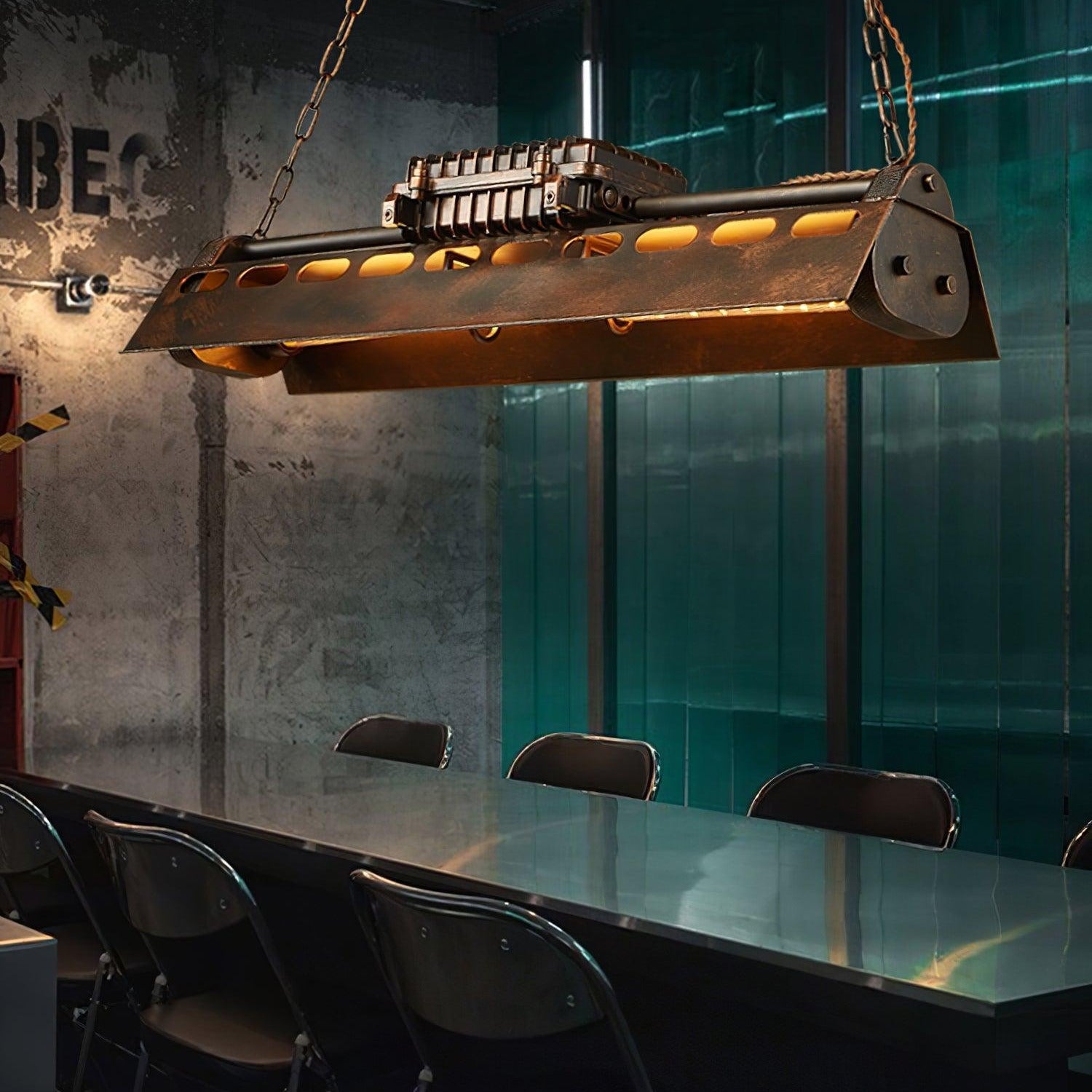 Noah Industrieller Steampunk-Kronleuchter