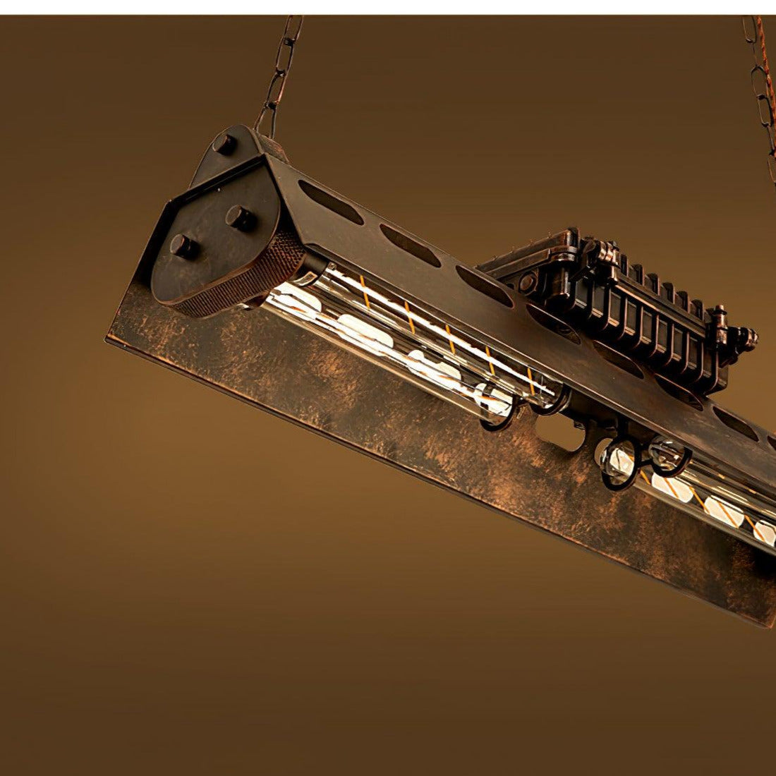 Noah Industrieller Steampunk-Kronleuchter