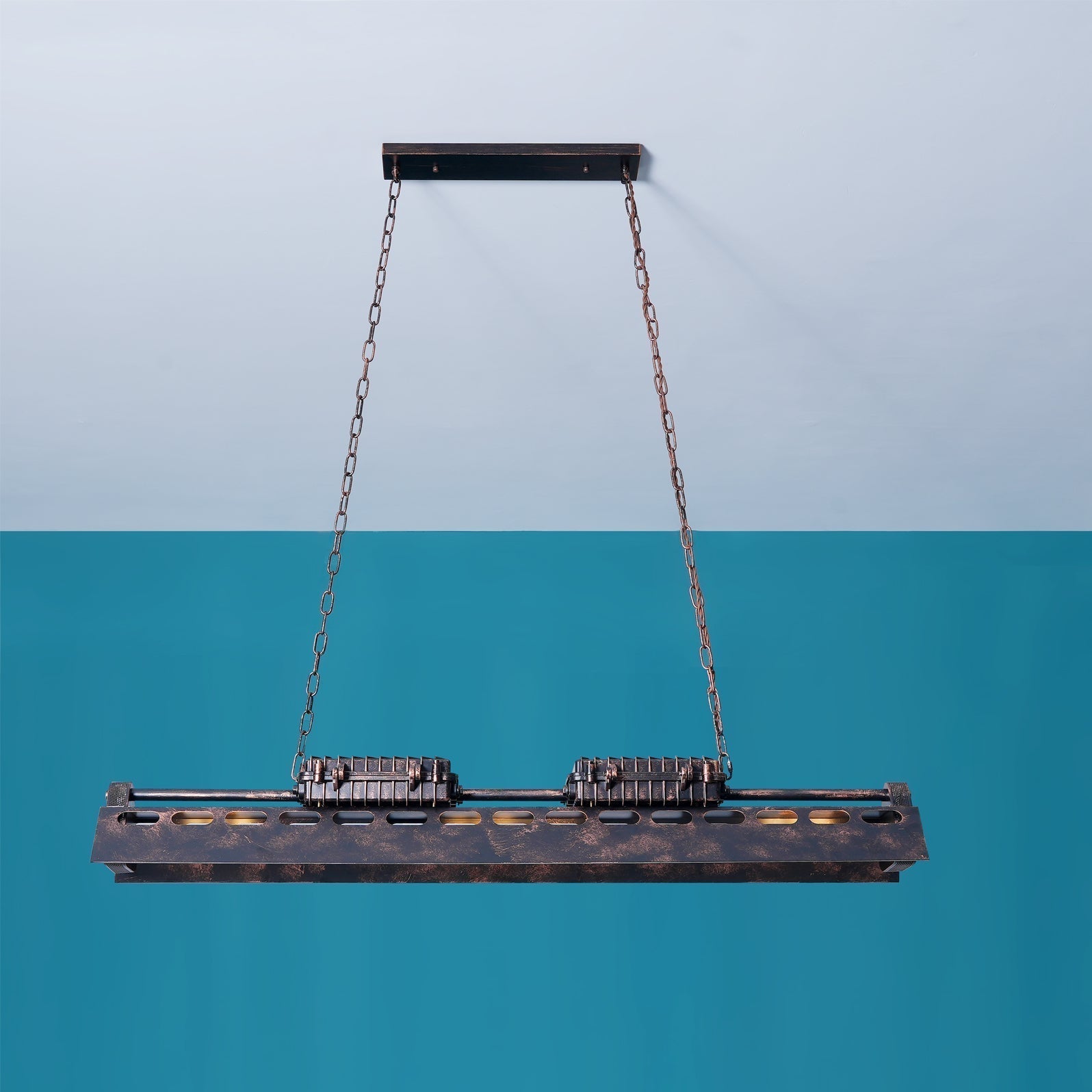 Noah Industrieller Steampunk-Kronleuchter