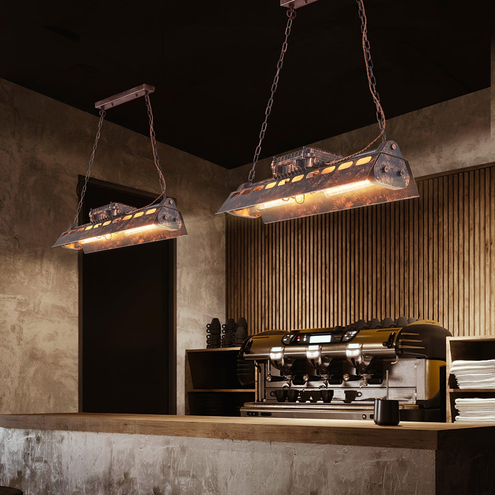 Noah Industrieller Steampunk-Kronleuchter