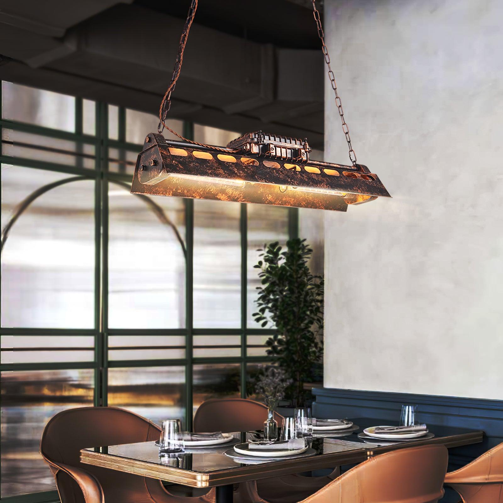 Noah Industrieller Steampunk-Kronleuchter