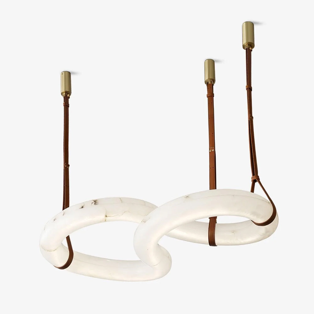 Luste Alabaster Closed-loop Pendant Light Chandelier - Neutralighting