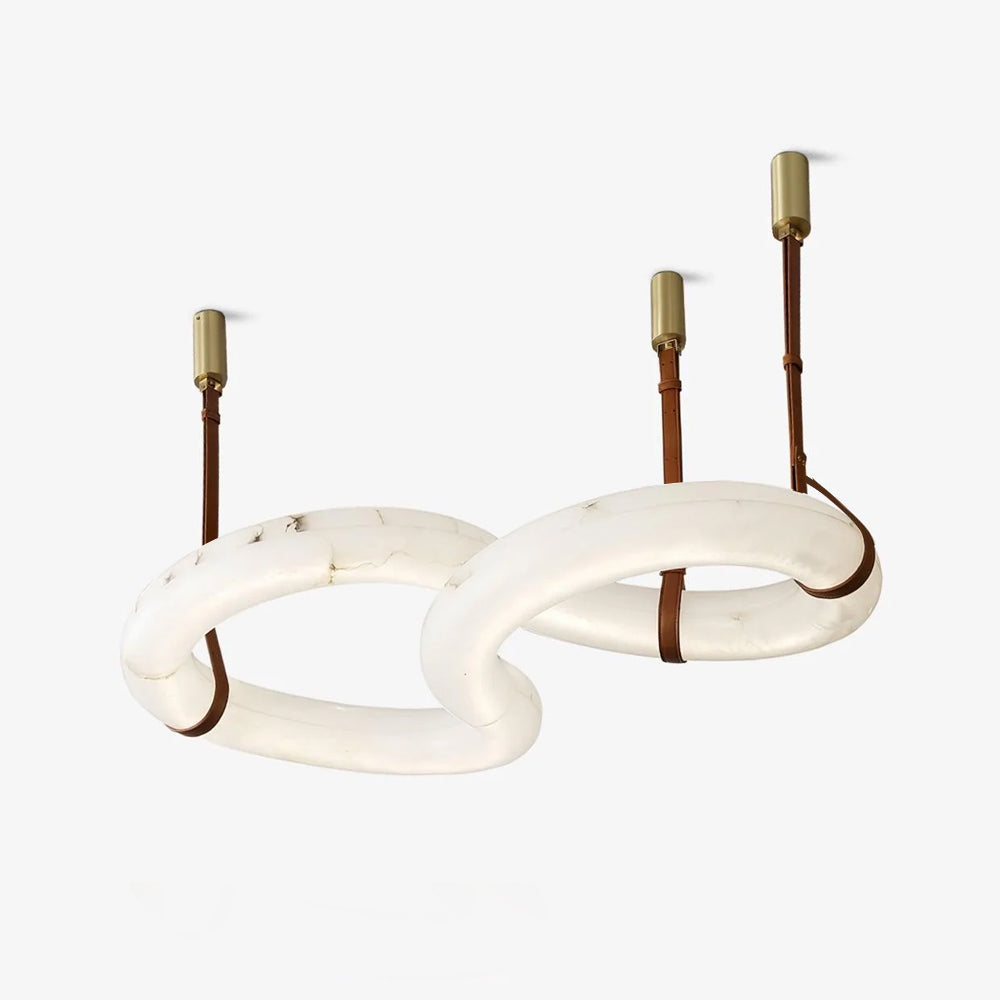 Luste Alabaster Closed-loop Pendant Light Chandelier - Neutralighting
