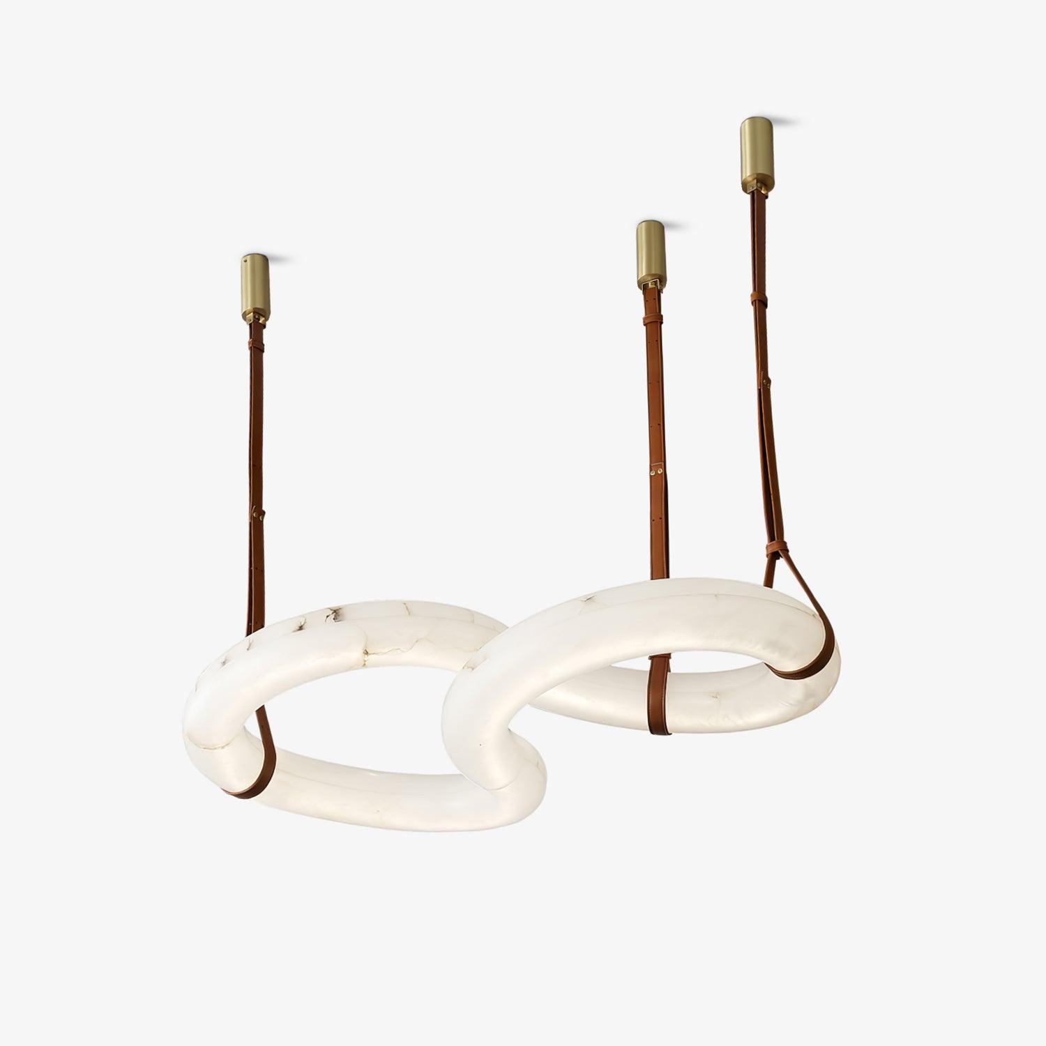 Luste Alabaster Closed-loop Pendant Light Chandelier - Neutralighting