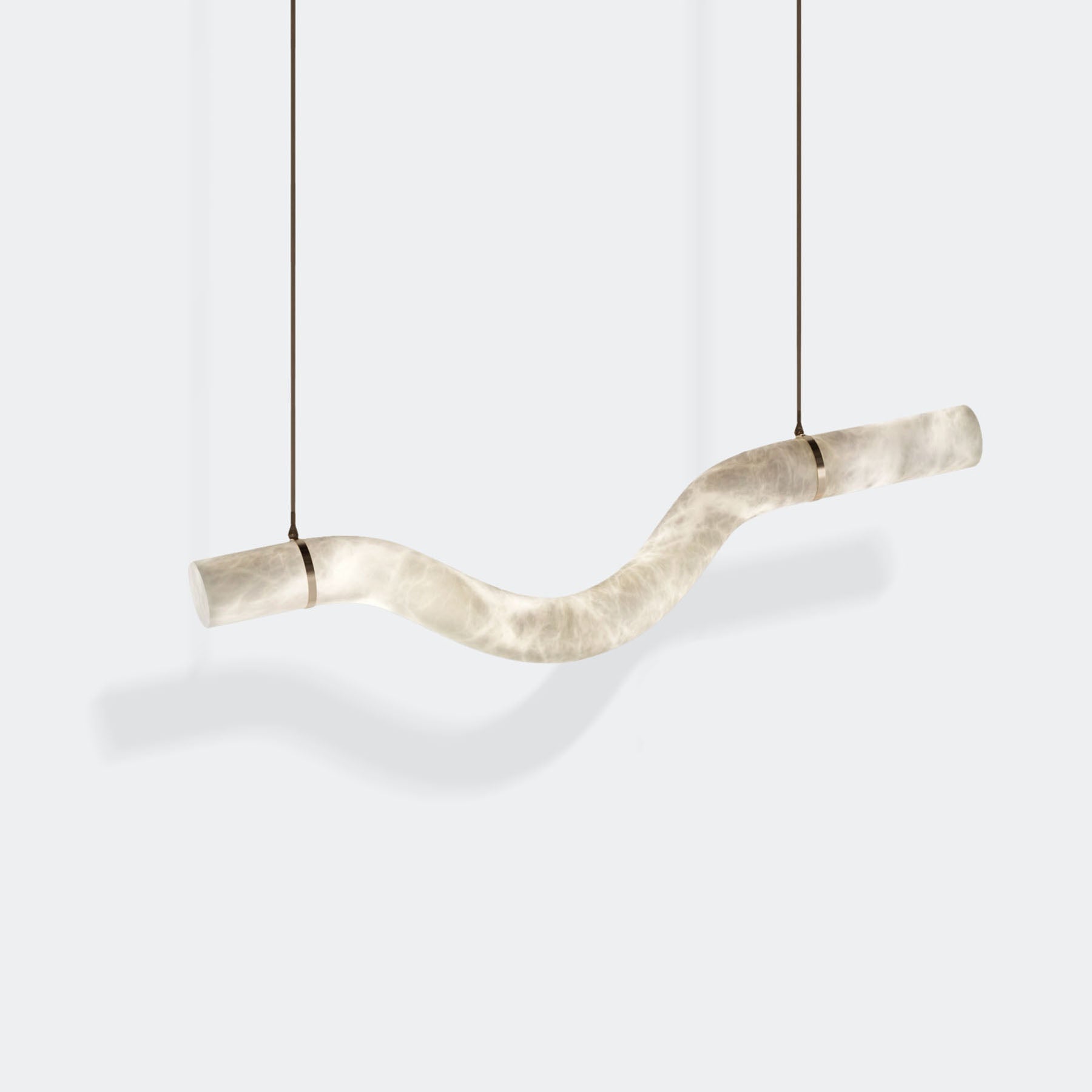 Utalyra Curved Alabaster Pendant Light - Neutralighting