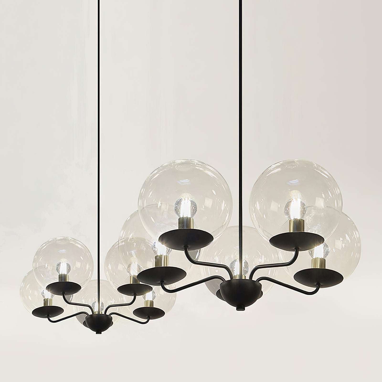 Calaeor Elegance Glas Kronleuchter-Letslighting
