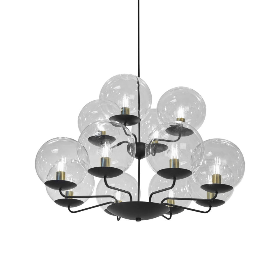 Calaeor Elegance Glas Kronleuchter-Letslighting