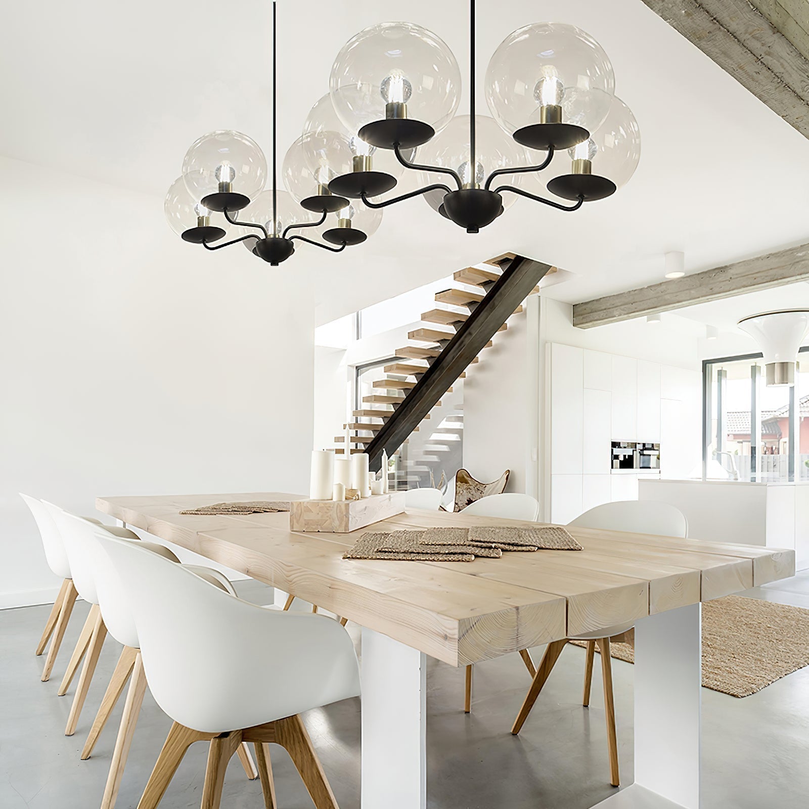 Calaeor Elegance Glas Kronleuchter-Letslighting