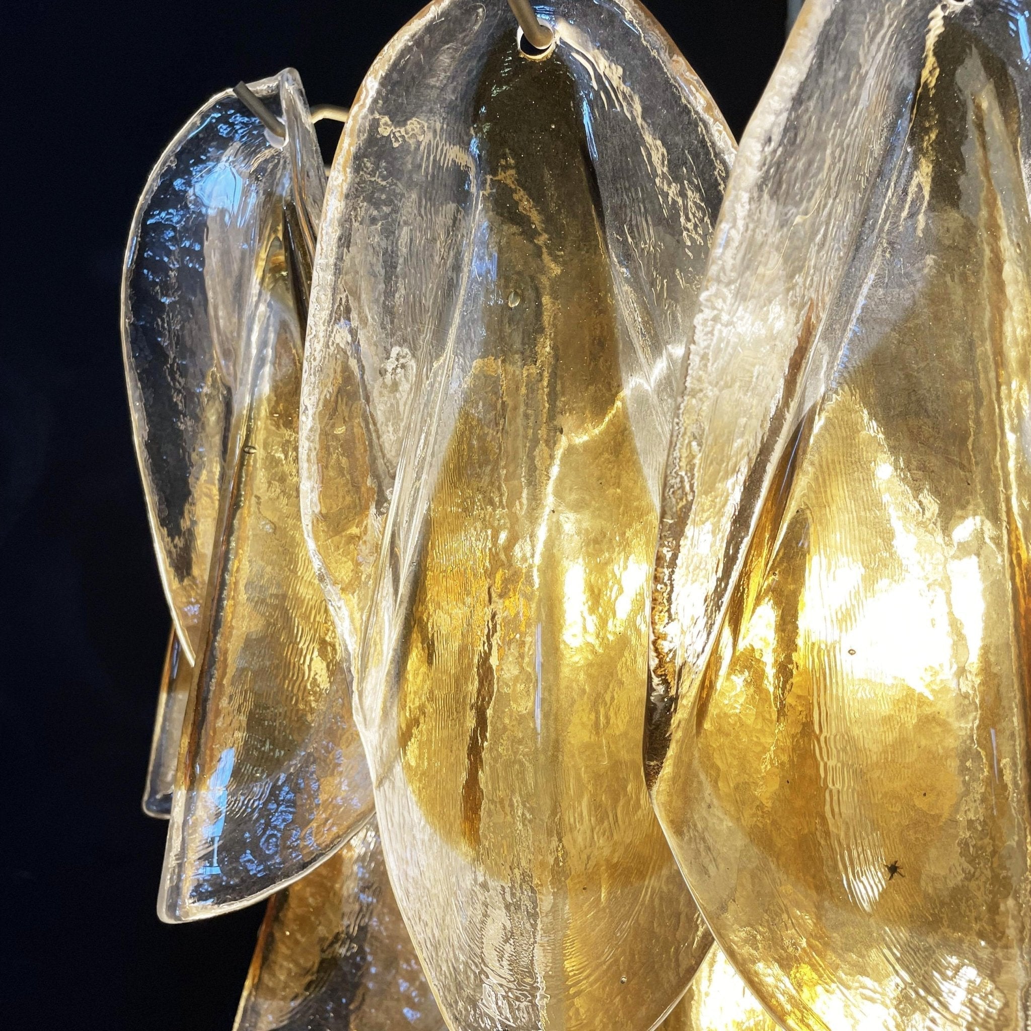 Aurora Chandelier Isabella Gold Petal Layered - Neutralighting