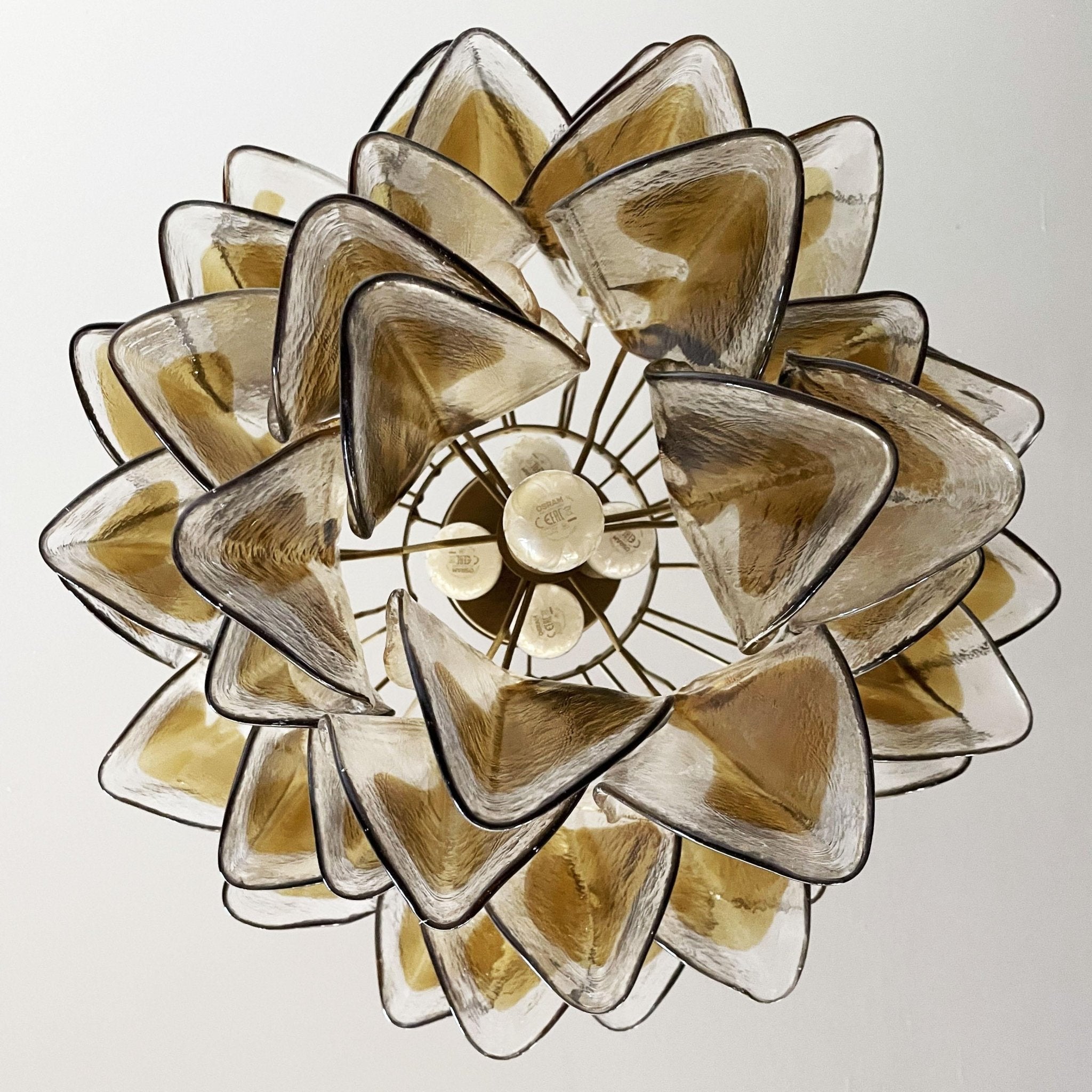 Aurora Chandelier Isabella Gold Petal Layered - Neutralighting