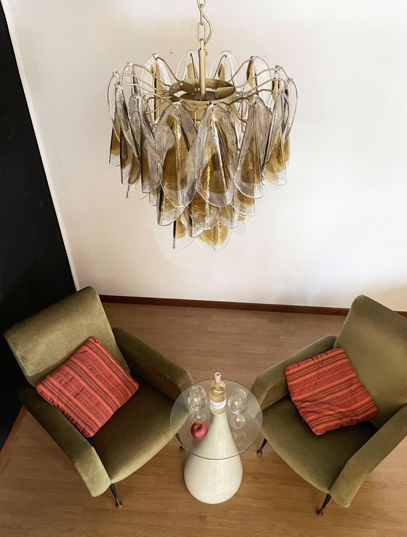 Aurora Chandelier Isabella Gold Petal Layered - Neutralighting