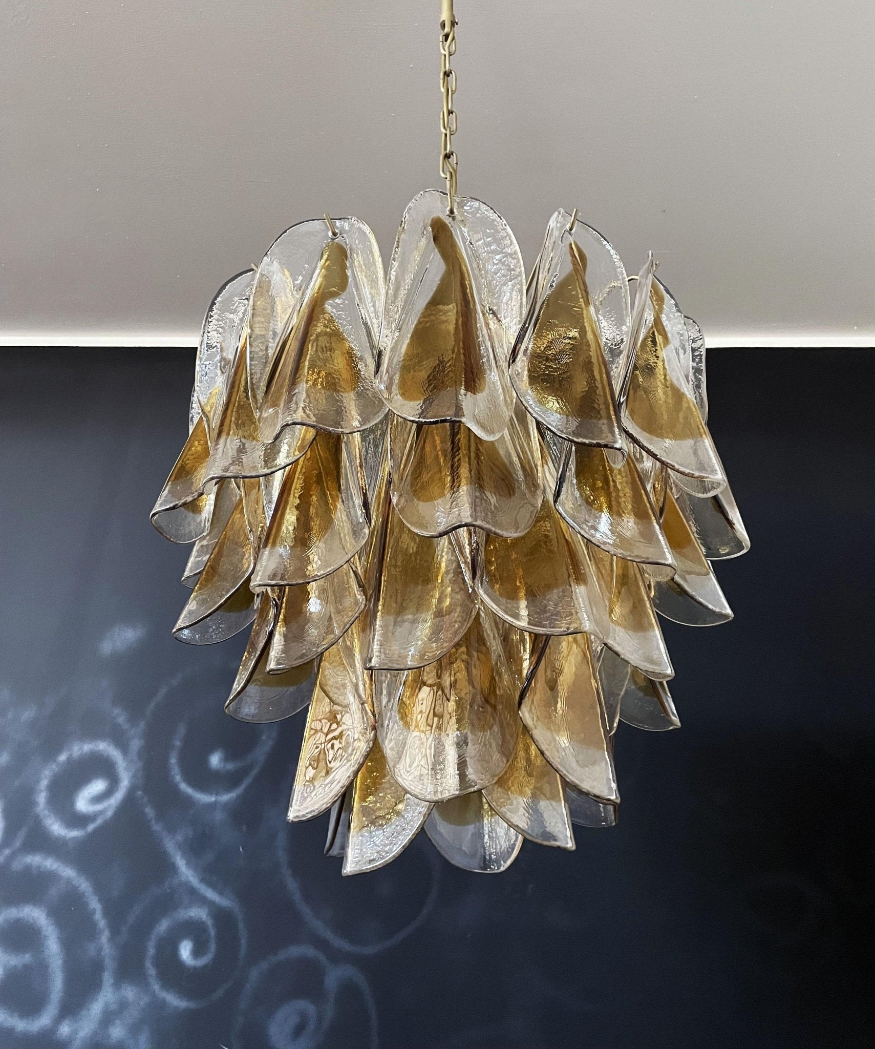 Aurora Chandelier Isabella Gold Petal Layered - Neutralighting