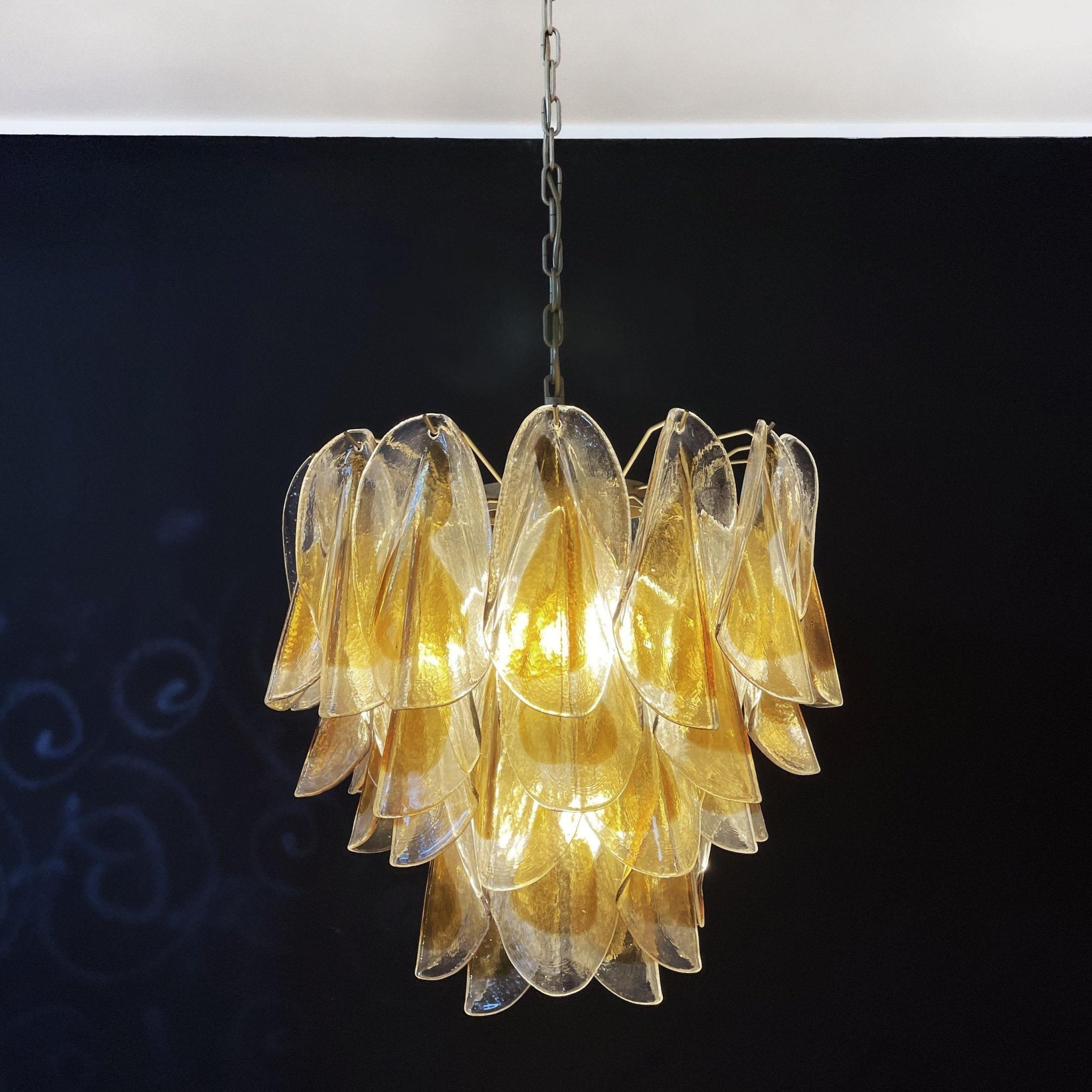 Aurora Chandelier Isabella Gold Petal Layered - Neutralighting