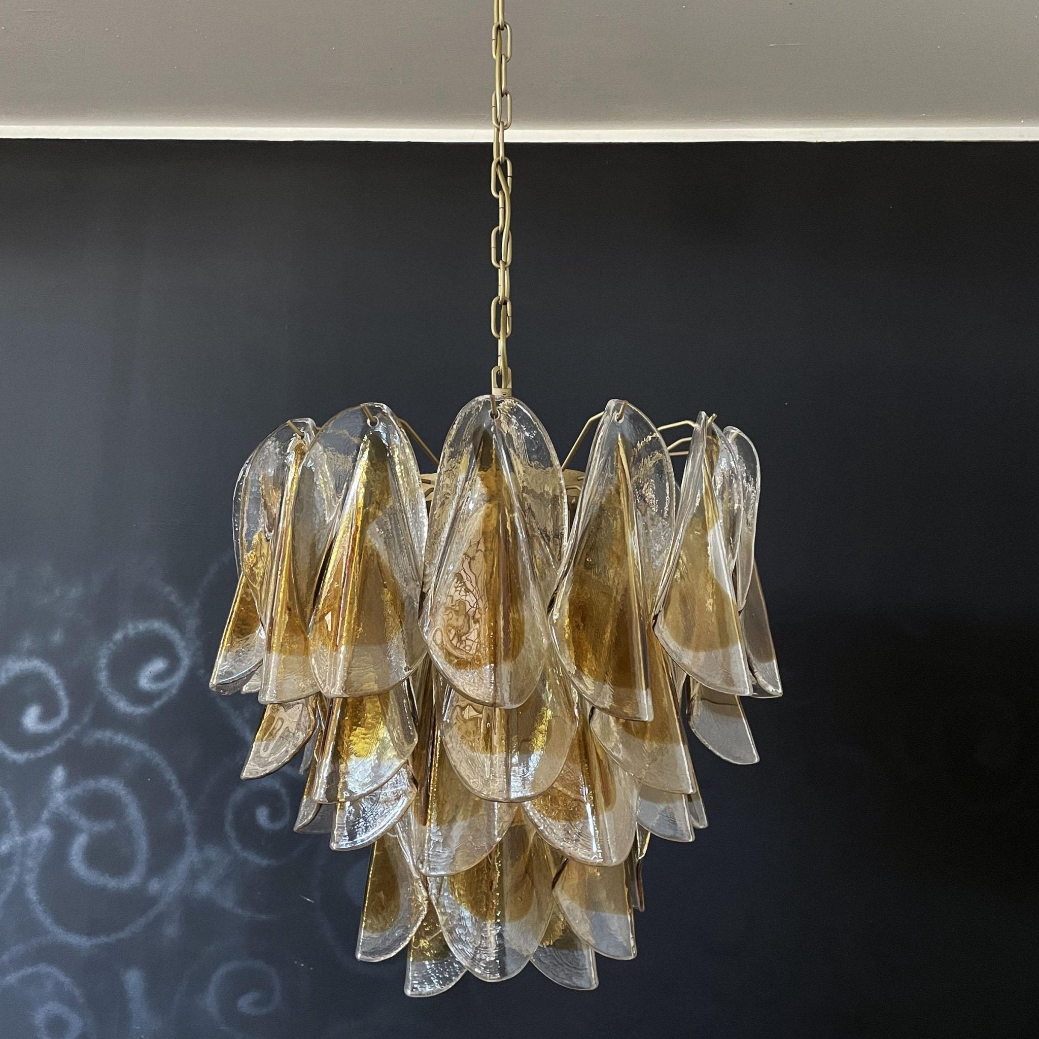 Aurora Chandelier Isabella Gold Petal Layered - Neutralighting