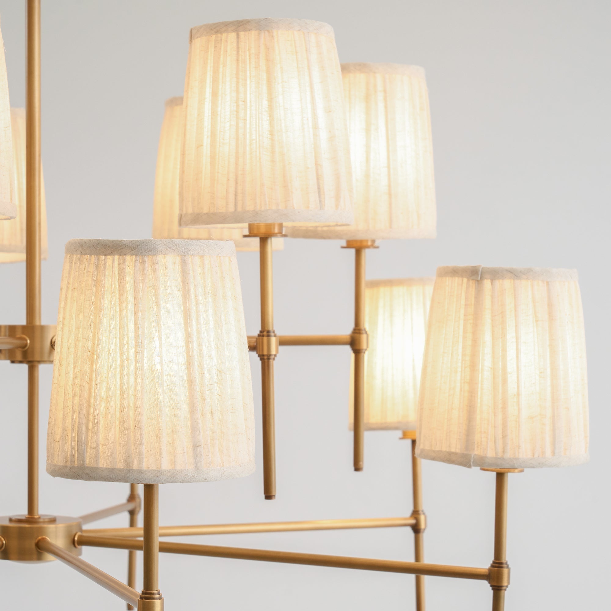 Erthaos Elegance Stoff-Kronleuchter-Letslighting