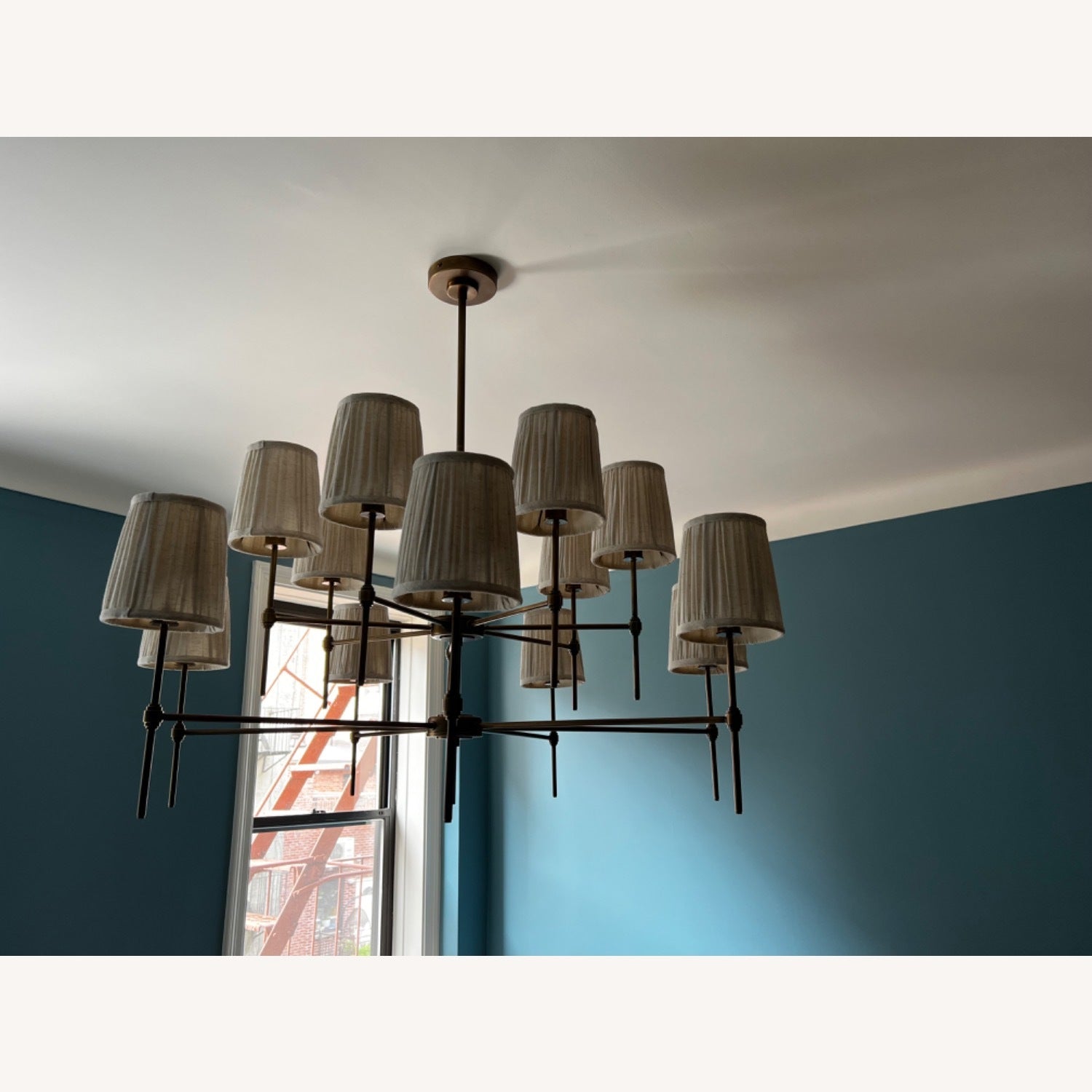 Erthaos Elegance Stoff-Kronleuchter-Letslighting