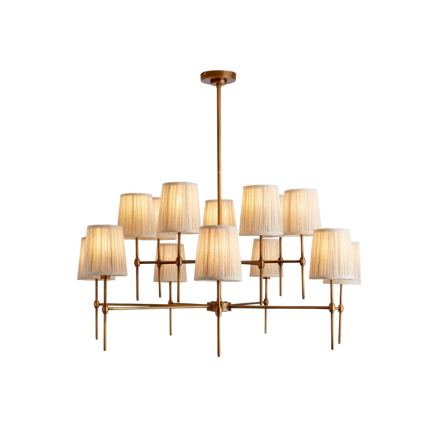 Erthaos Elegance Stoff-Kronleuchter-Letslighting