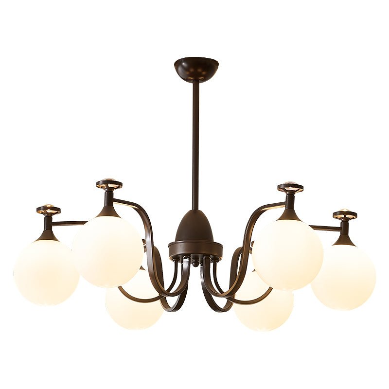 Zotheira Eleganter Vintage-Glas-Kronleuchter-Letslighting
