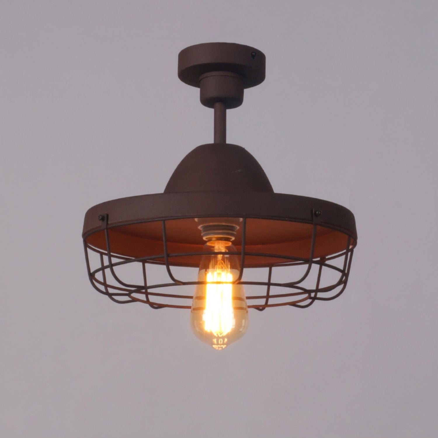 Calaeila Vintage Art Käfig Pendelleuchte-Letslighting