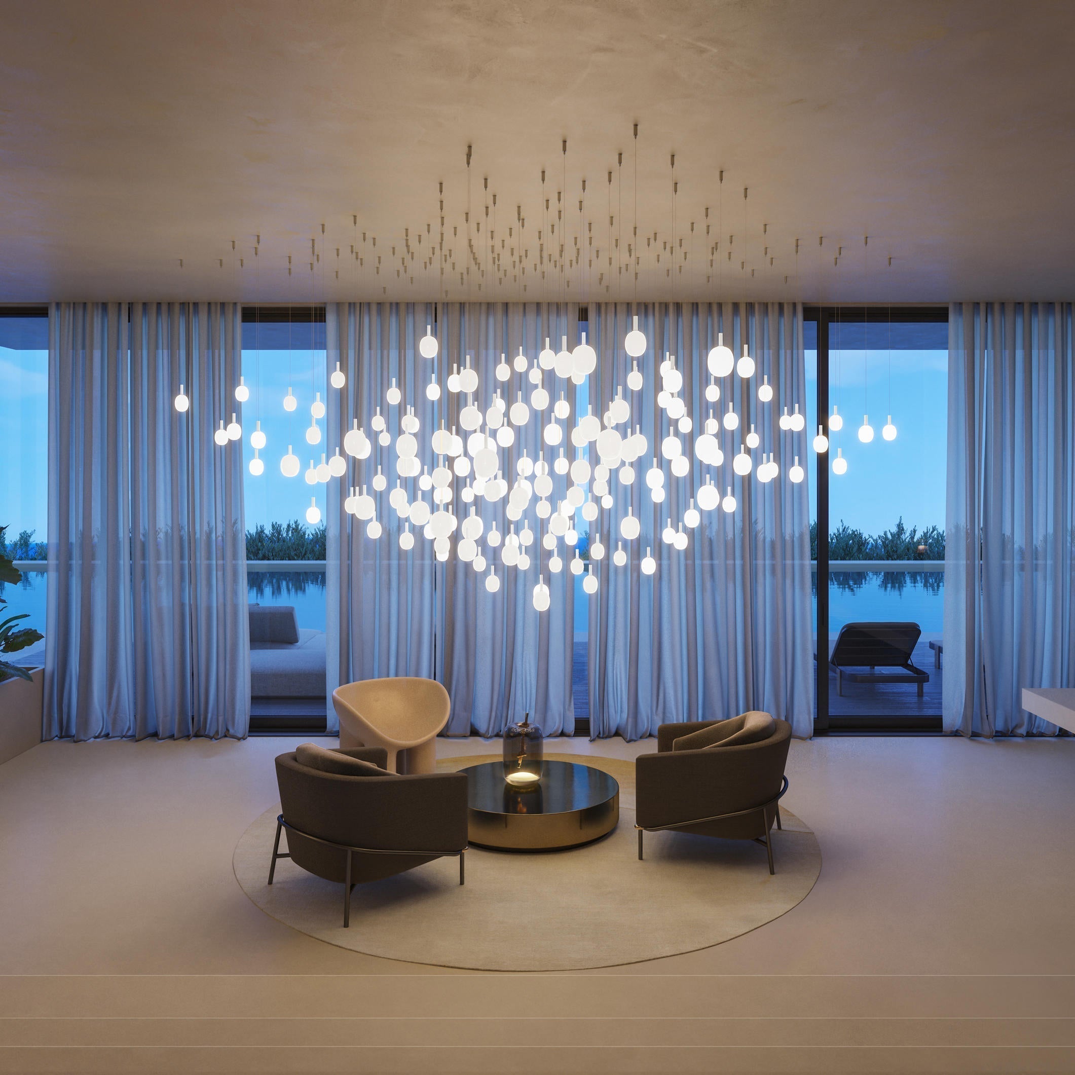 Evmirion Horizontal Glas Pendelleuchte-Letslighting
