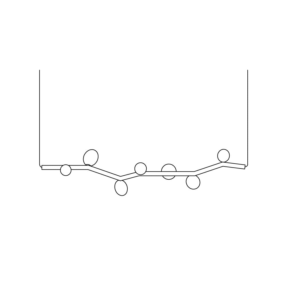 Evmirion Horizontal Glas Pendelleuchte-Letslighting