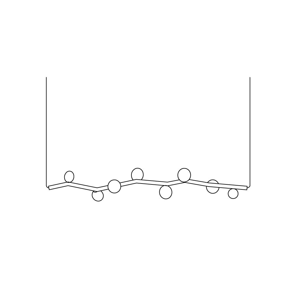 Evmirion Horizontal Glas Pendelleuchte-Letslighting