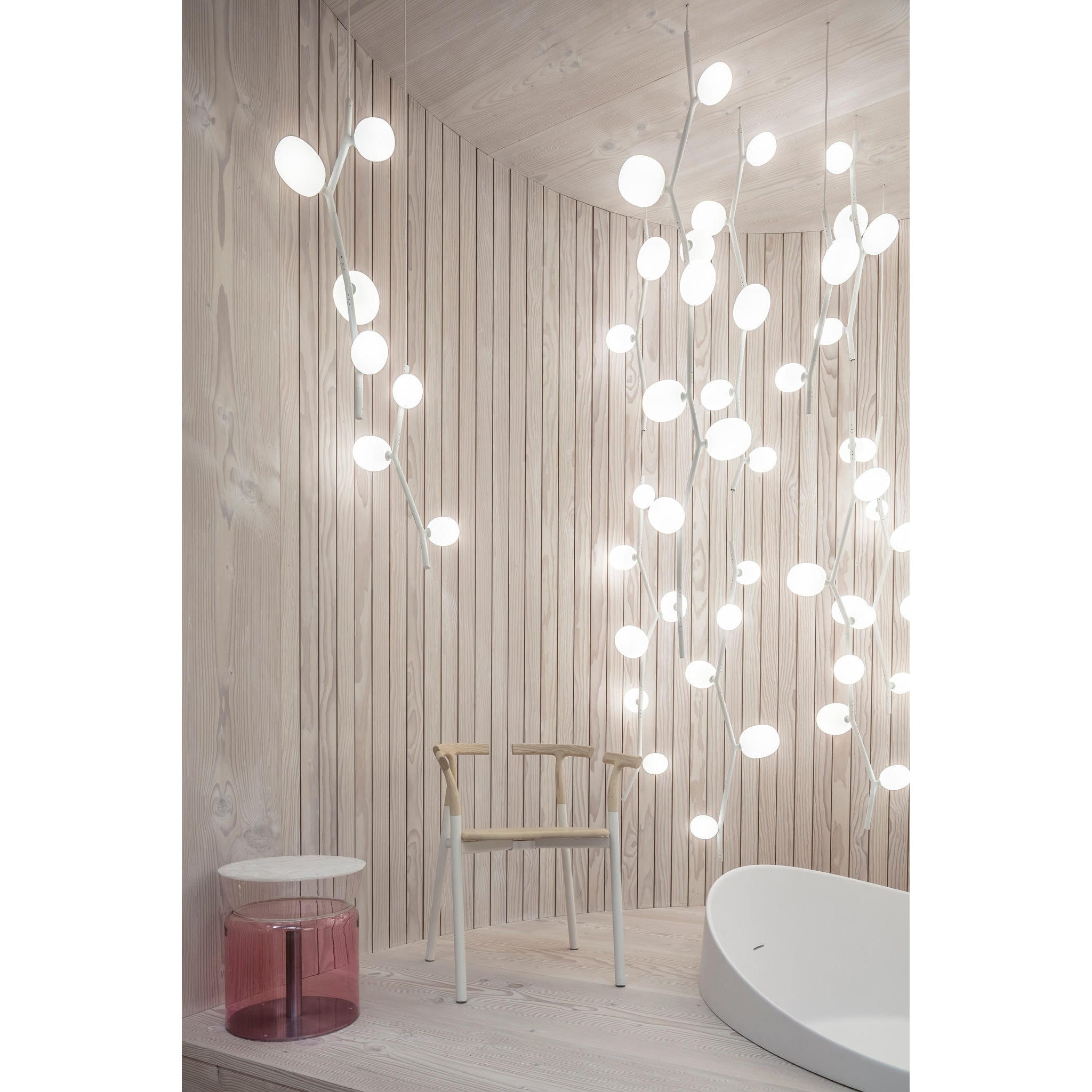 Isolora Vertikal Glas Pendelleuchte-Letslighting