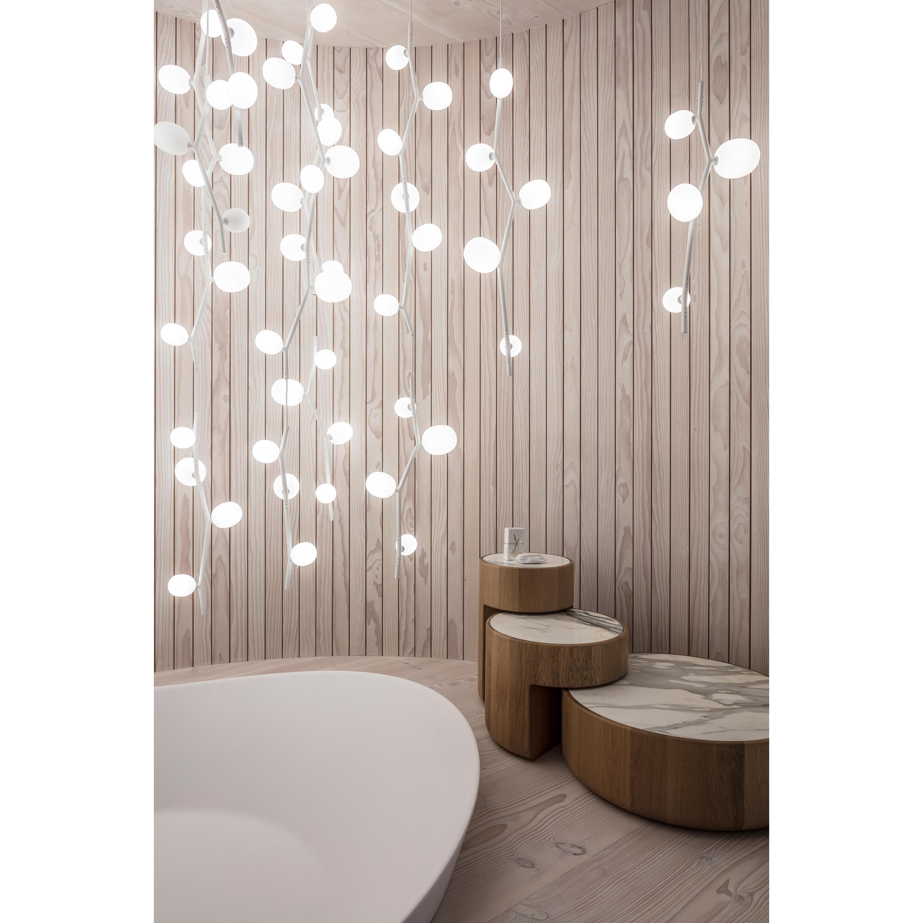 Isolora Vertikal Glas Pendelleuchte-Letslighting