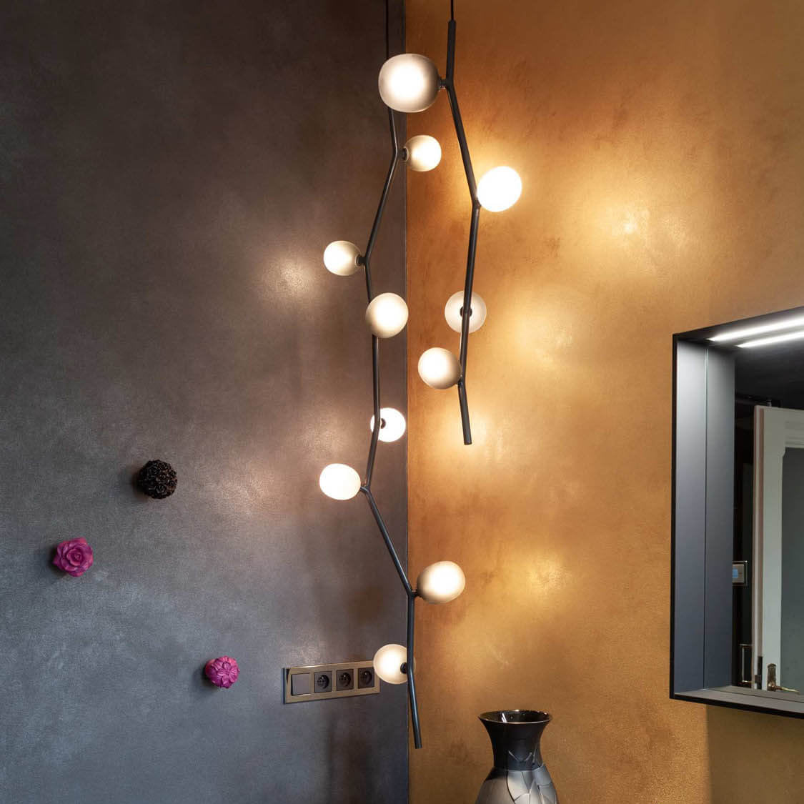 Isolora Vertikal Glas Pendelleuchte-Letslighting