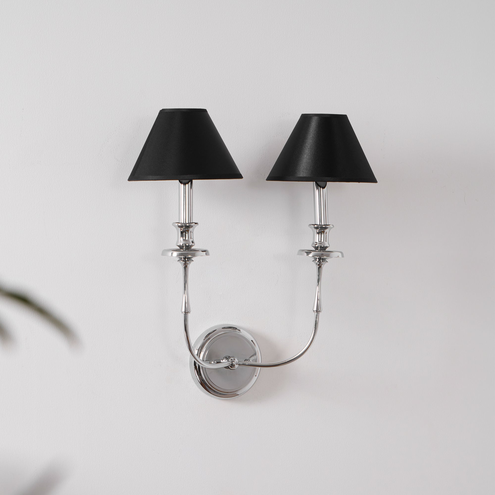 Vedoror Industrielle Vintage Wandleuchte aus Messing mit Stoffbezug-Letslighting