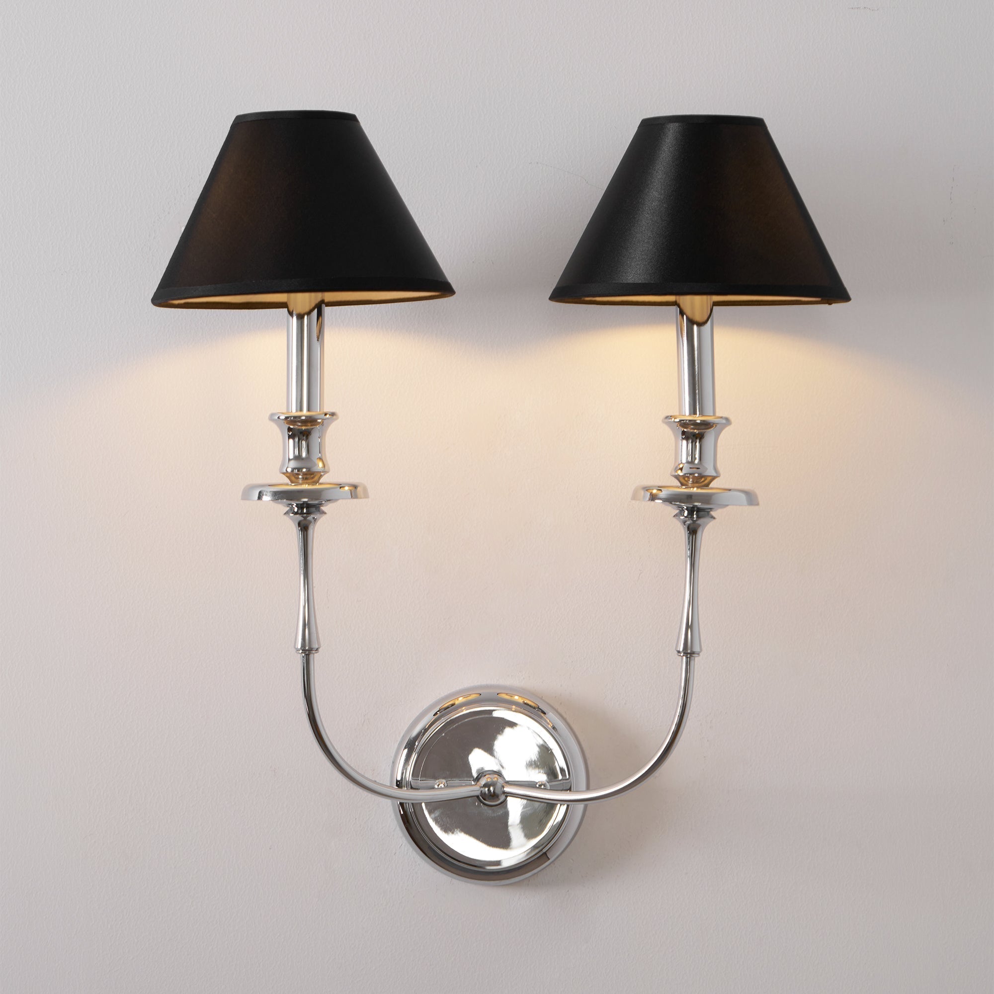 Vedoror Industrielle Vintage Wandleuchte aus Messing mit Stoffbezug-Letslighting