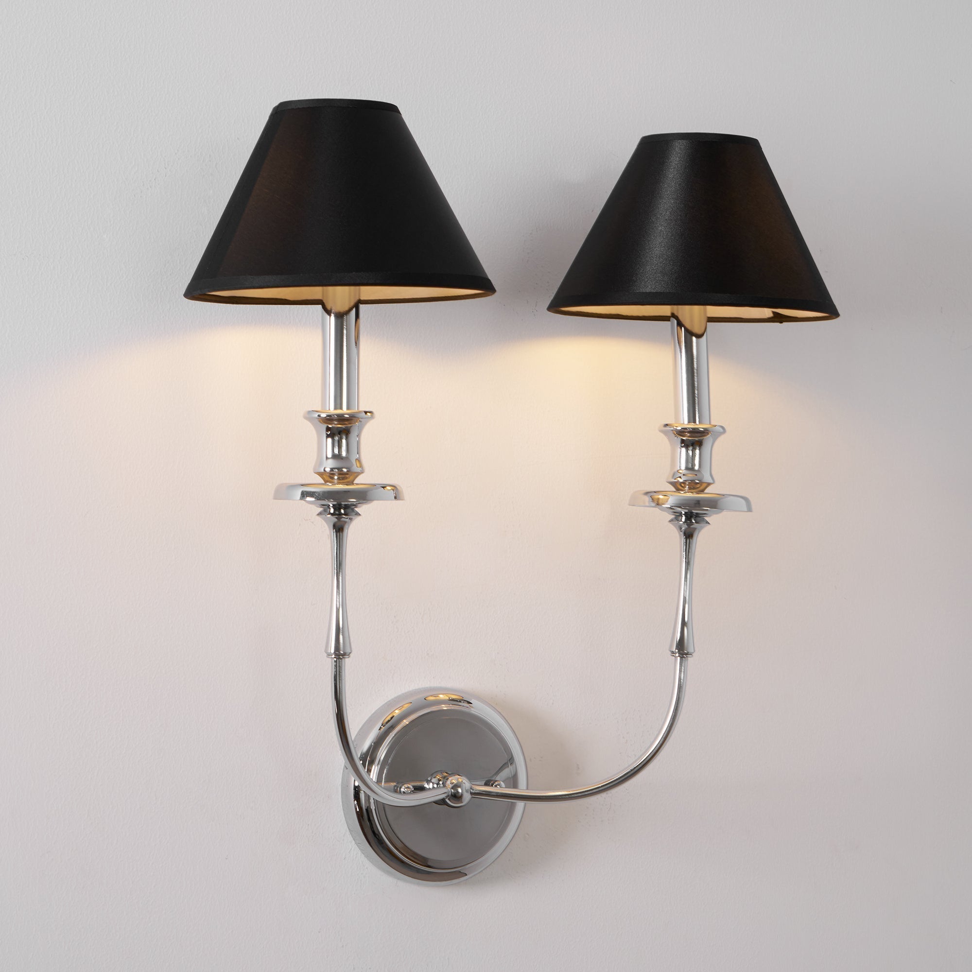Vedoror Industrielle Vintage Wandleuchte aus Messing mit Stoffbezug-Letslighting