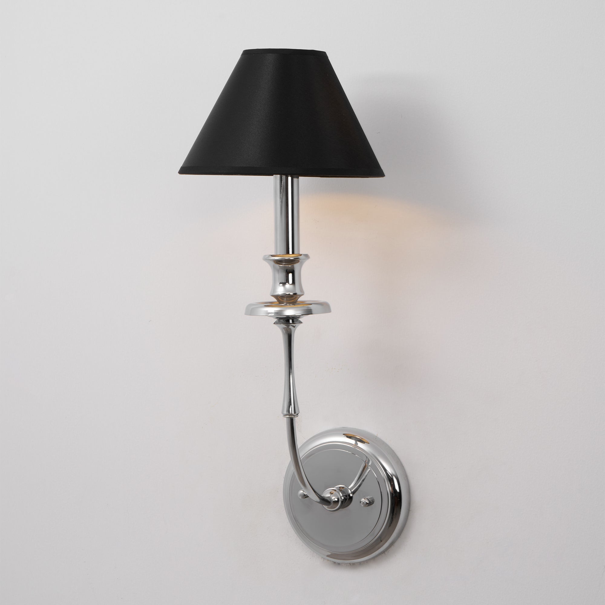 Vedoror Industrielle Vintage Wandleuchte aus Messing mit Stoffbezug-Letslighting
