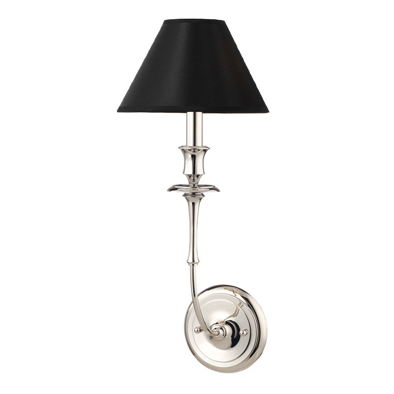 Vedoror Industrielle Vintage Wandleuchte aus Messing mit Stoffbezug-Letslighting