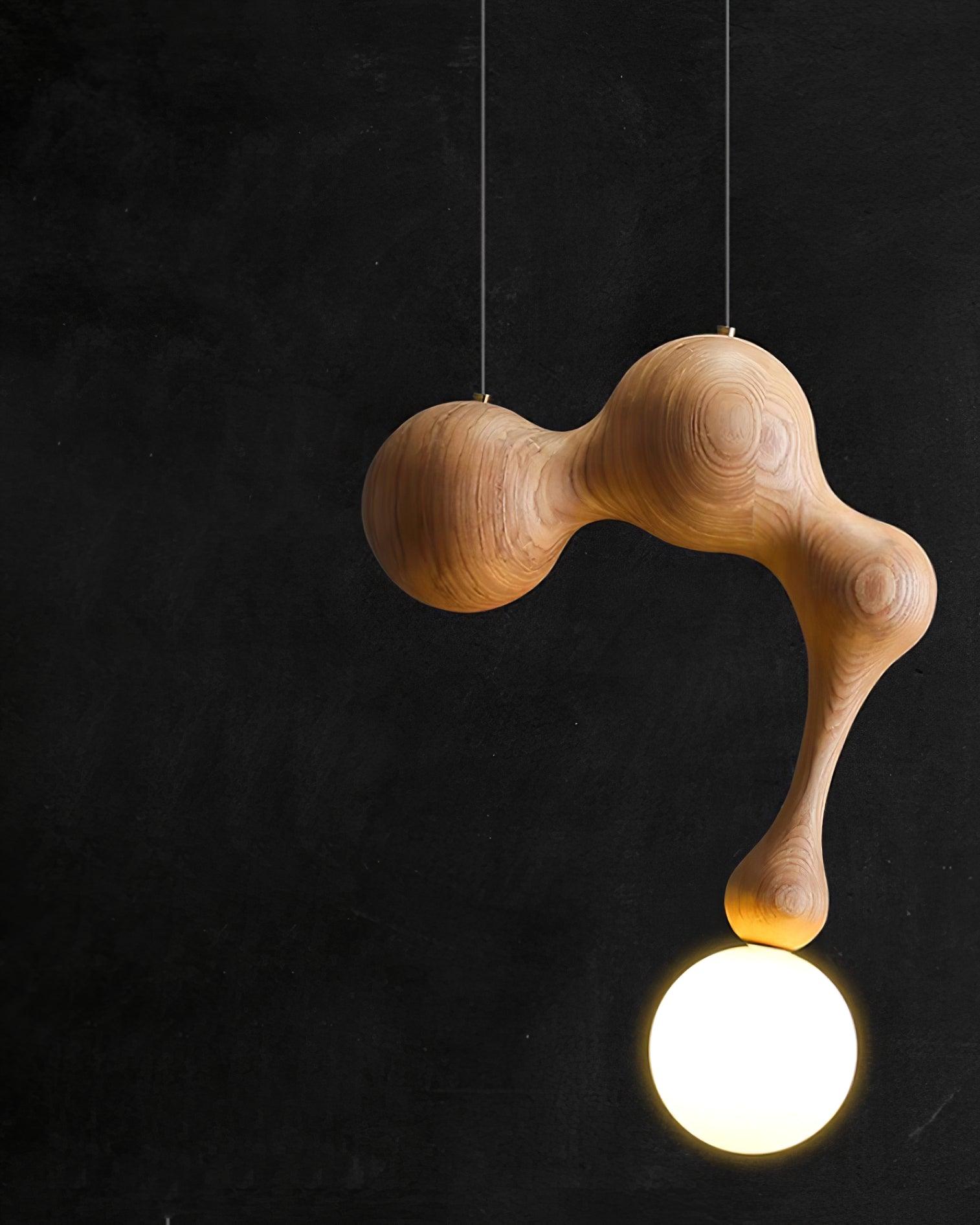 Thaddeus Luxus Holz Pendelleuchte Leuchte-Letslighting
