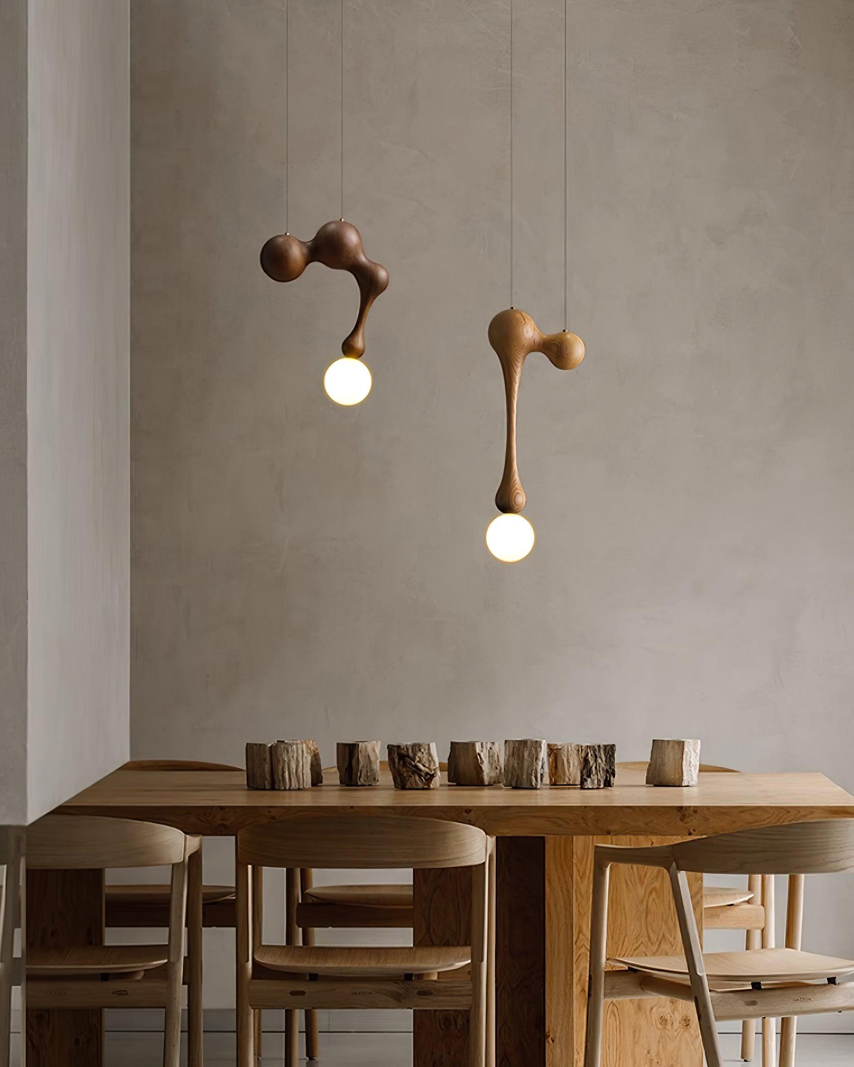 Thaddeus Luxus Holz Pendelleuchte Leuchte-Letslighting