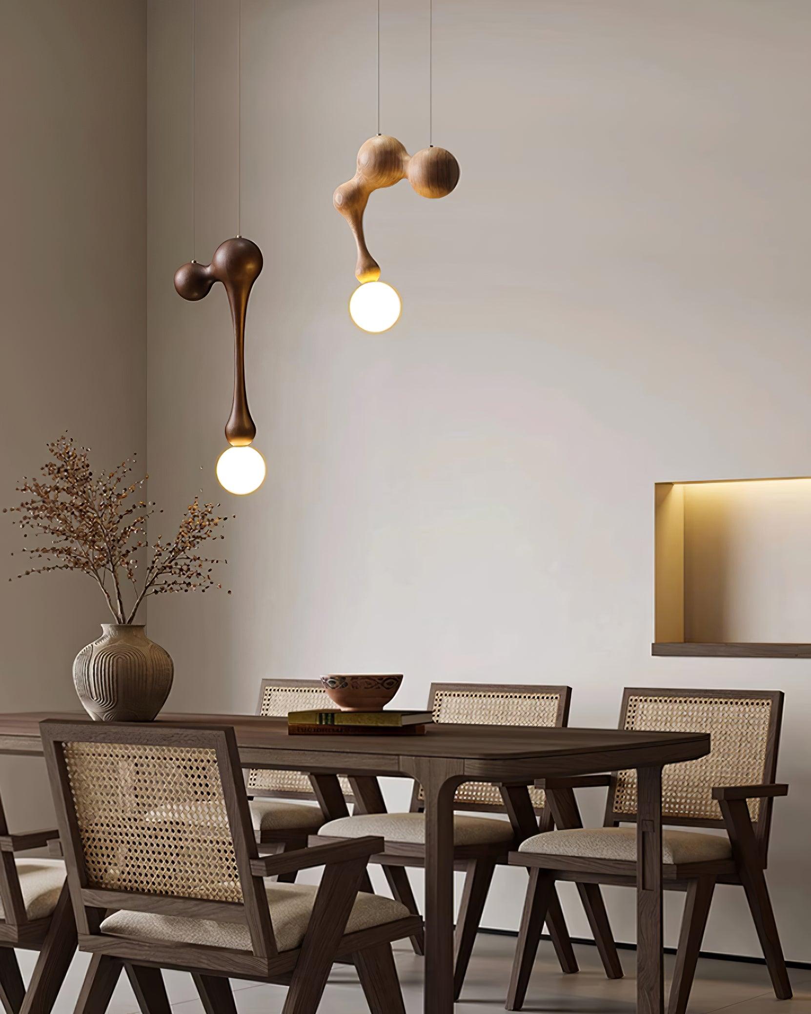 Thaddeus Luxus Holz Pendelleuchte Leuchte-Letslighting