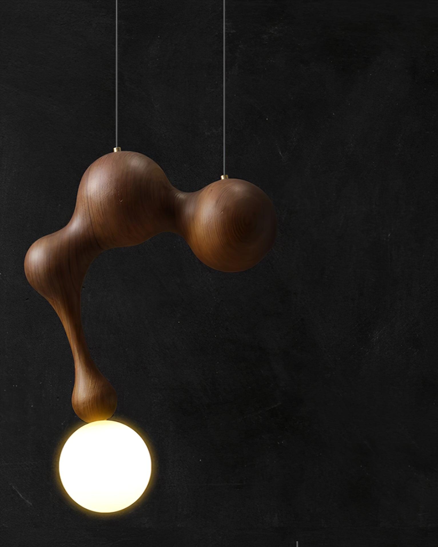 Thaddeus Luxus Holz Pendelleuchte Leuchte-Letslighting