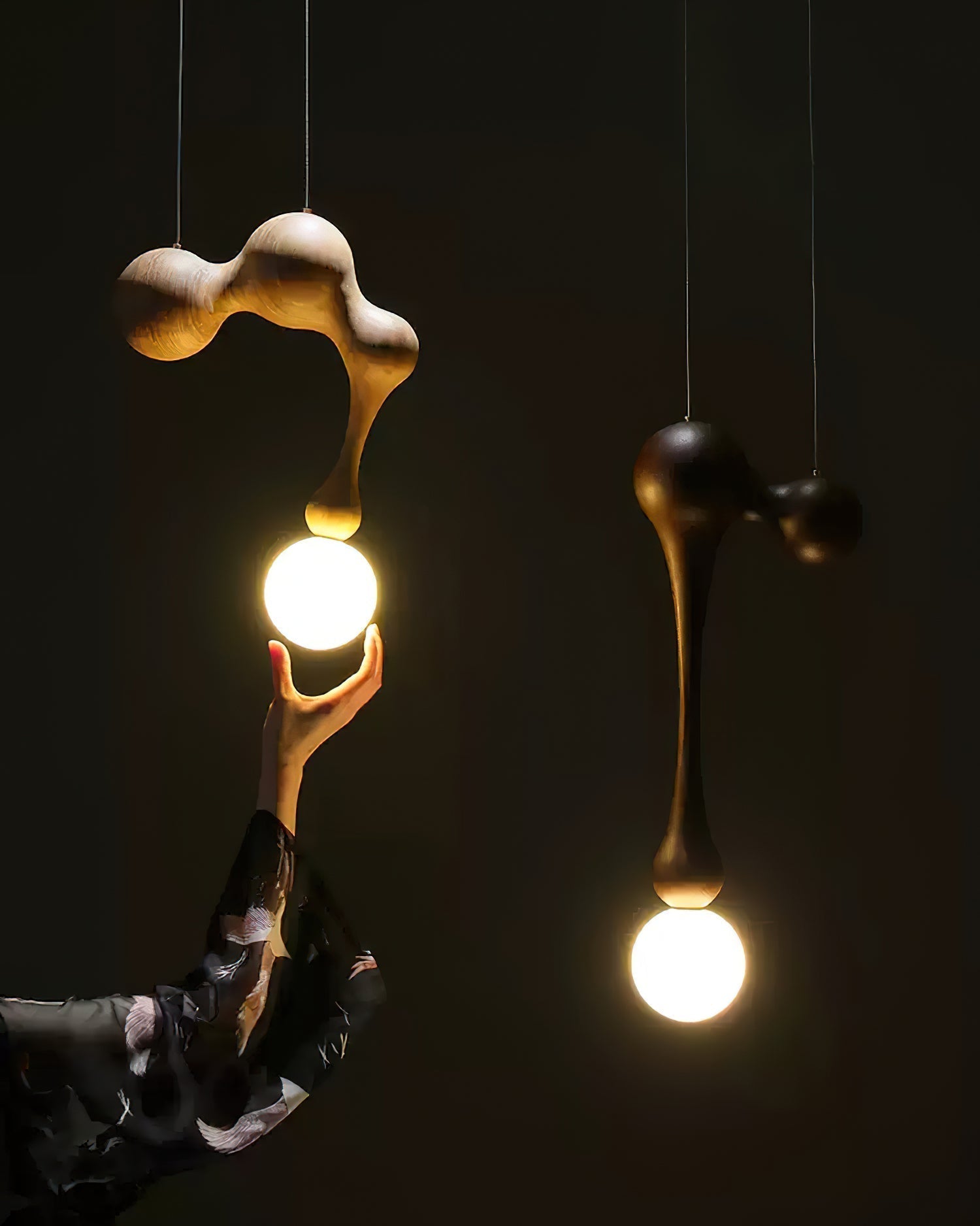 Thaddeus Luxus Holz Pendelleuchte Leuchte-Letslighting
