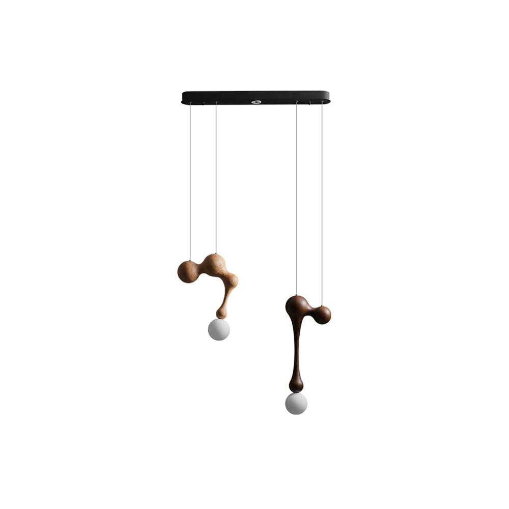 Thaddeus Luxus Holz Pendelleuchte Leuchte-Letslighting