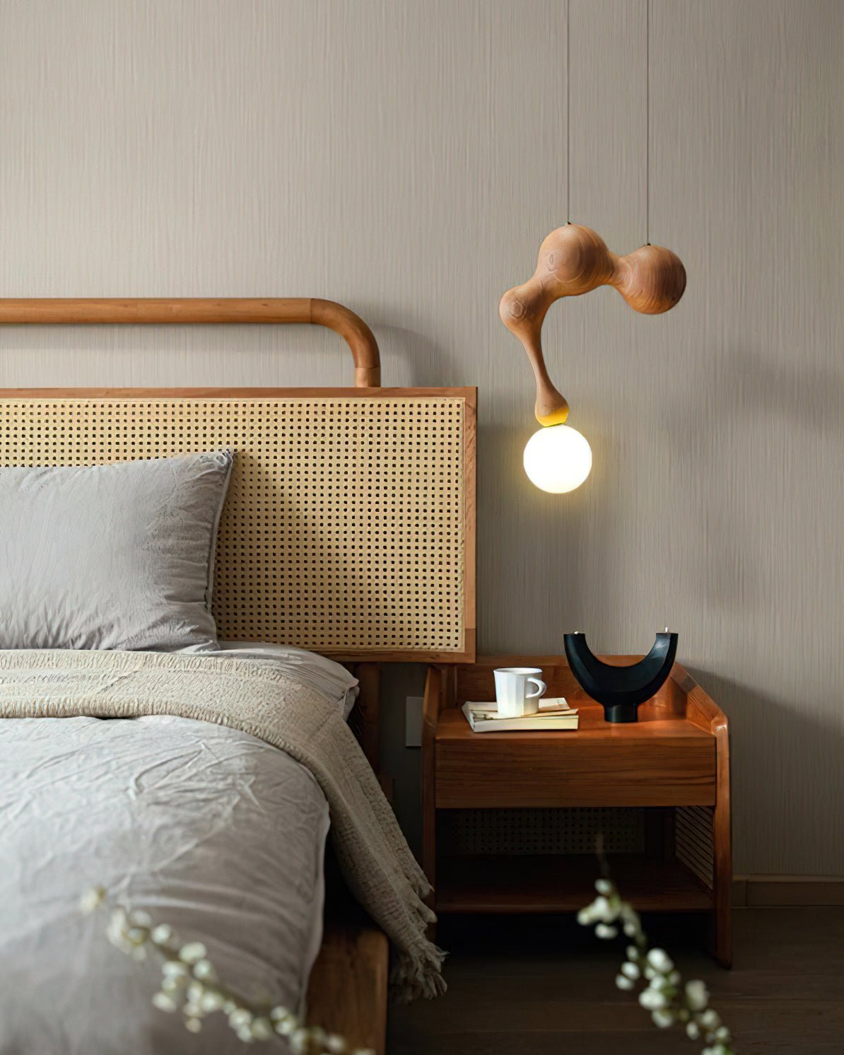 Thaddeus Luxus Holz Pendelleuchte Leuchte-Letslighting