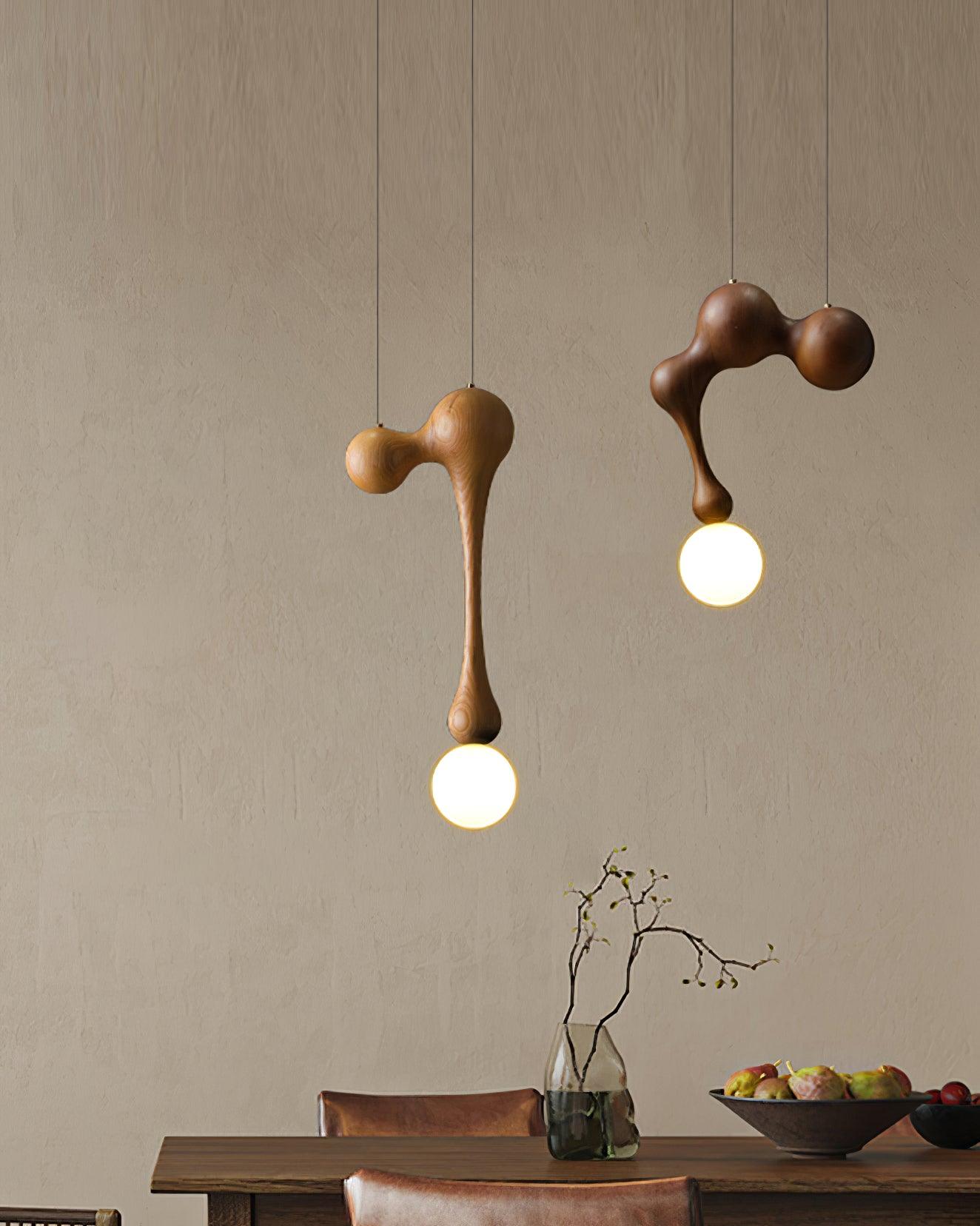 Thaddeus Luxus Holz Pendelleuchte Leuchte-Letslighting