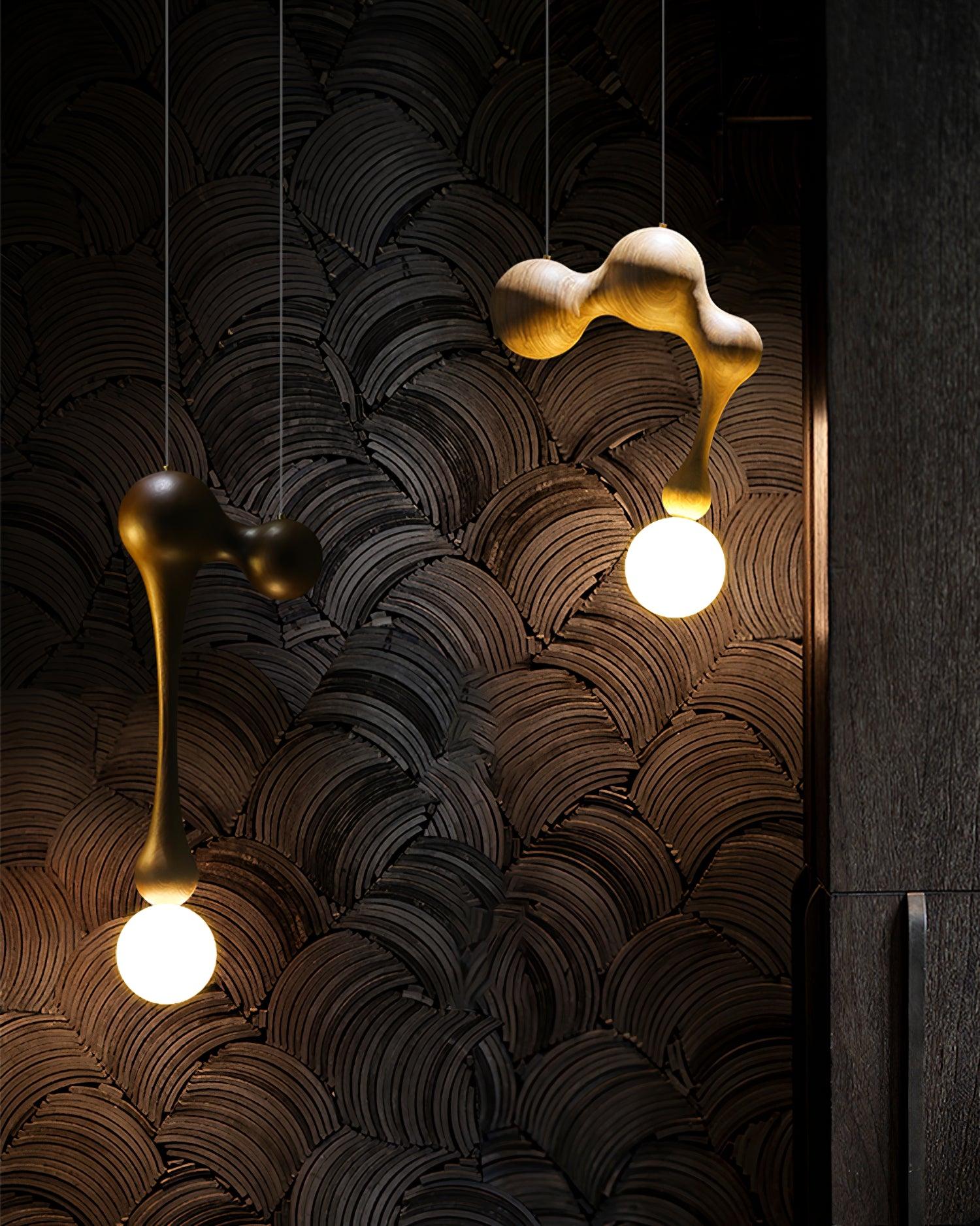 Thaddeus Luxus Holz Pendelleuchte Leuchte-Letslighting
