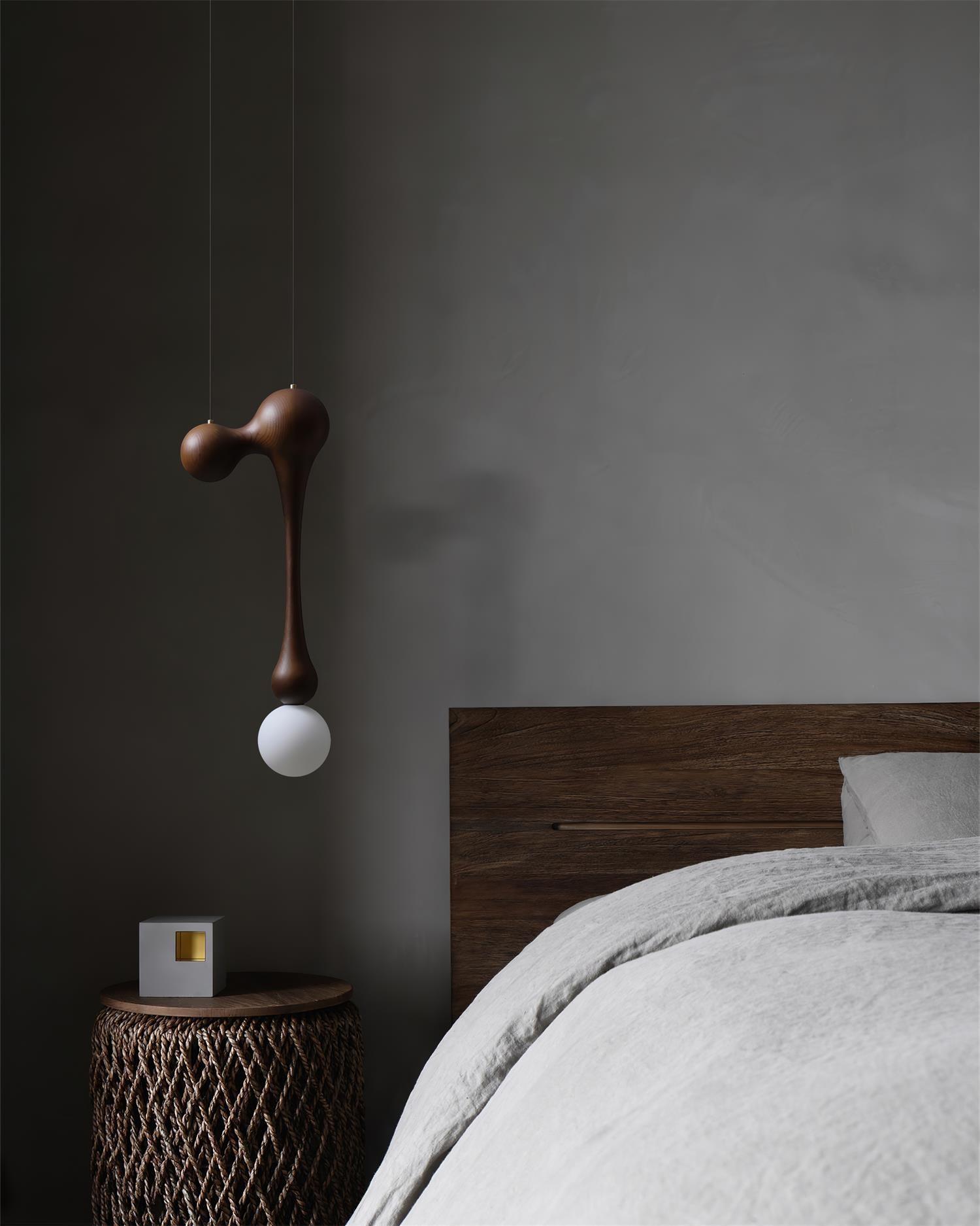 Thaddeus Luxus Holz Pendelleuchte Leuchte-Letslighting