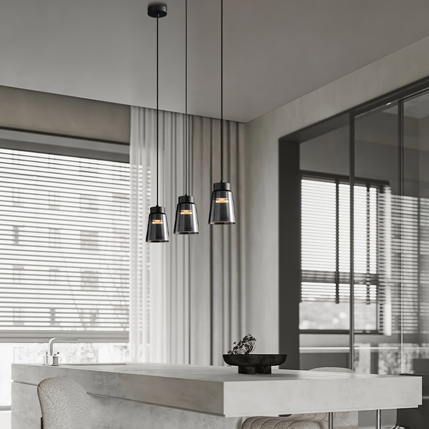 Lunarou Aluminium Klassisch Pendelleuchte-Letslighting