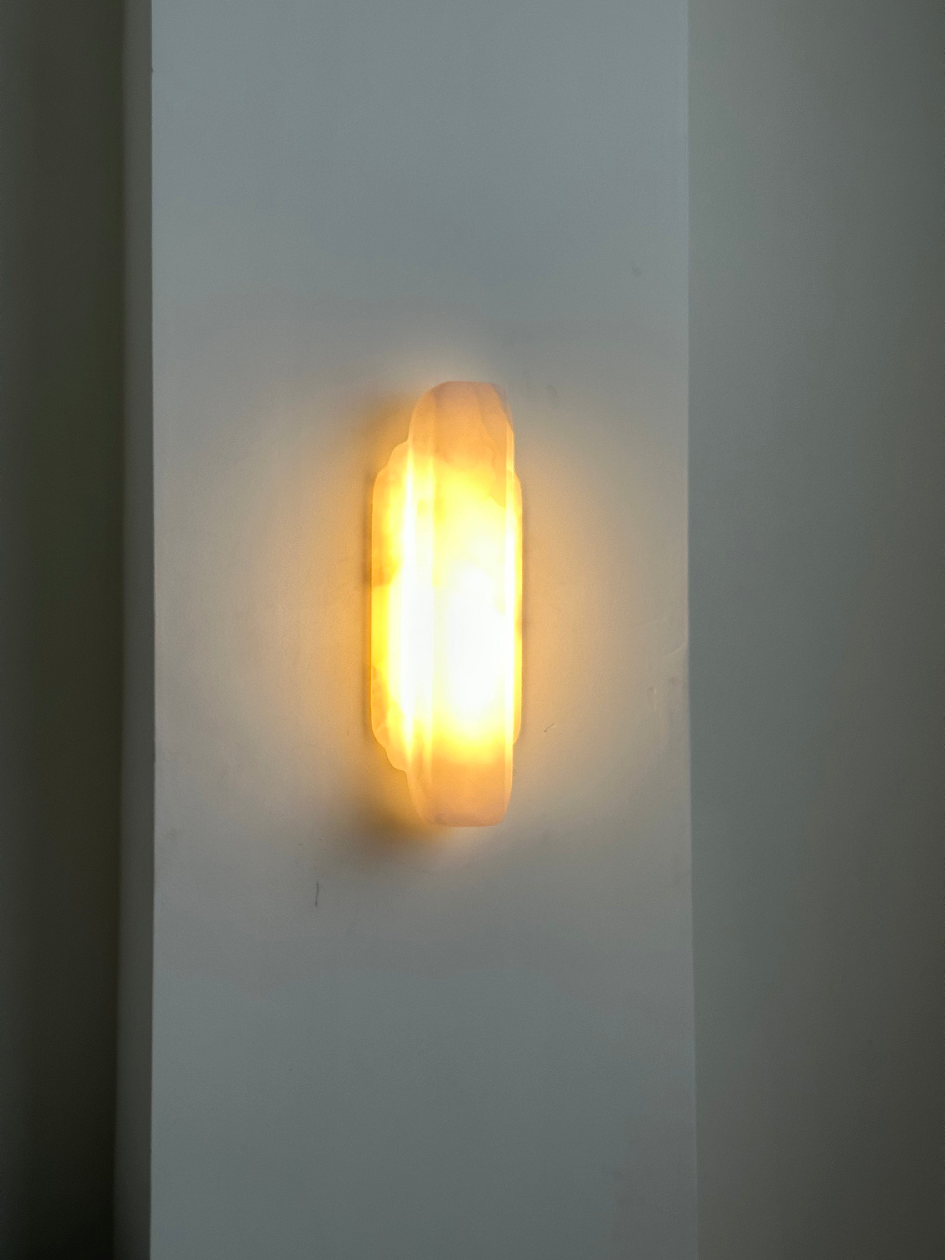 Eurcara Modern Minimalist Natural Marble Wall Lamp - Letslighting
